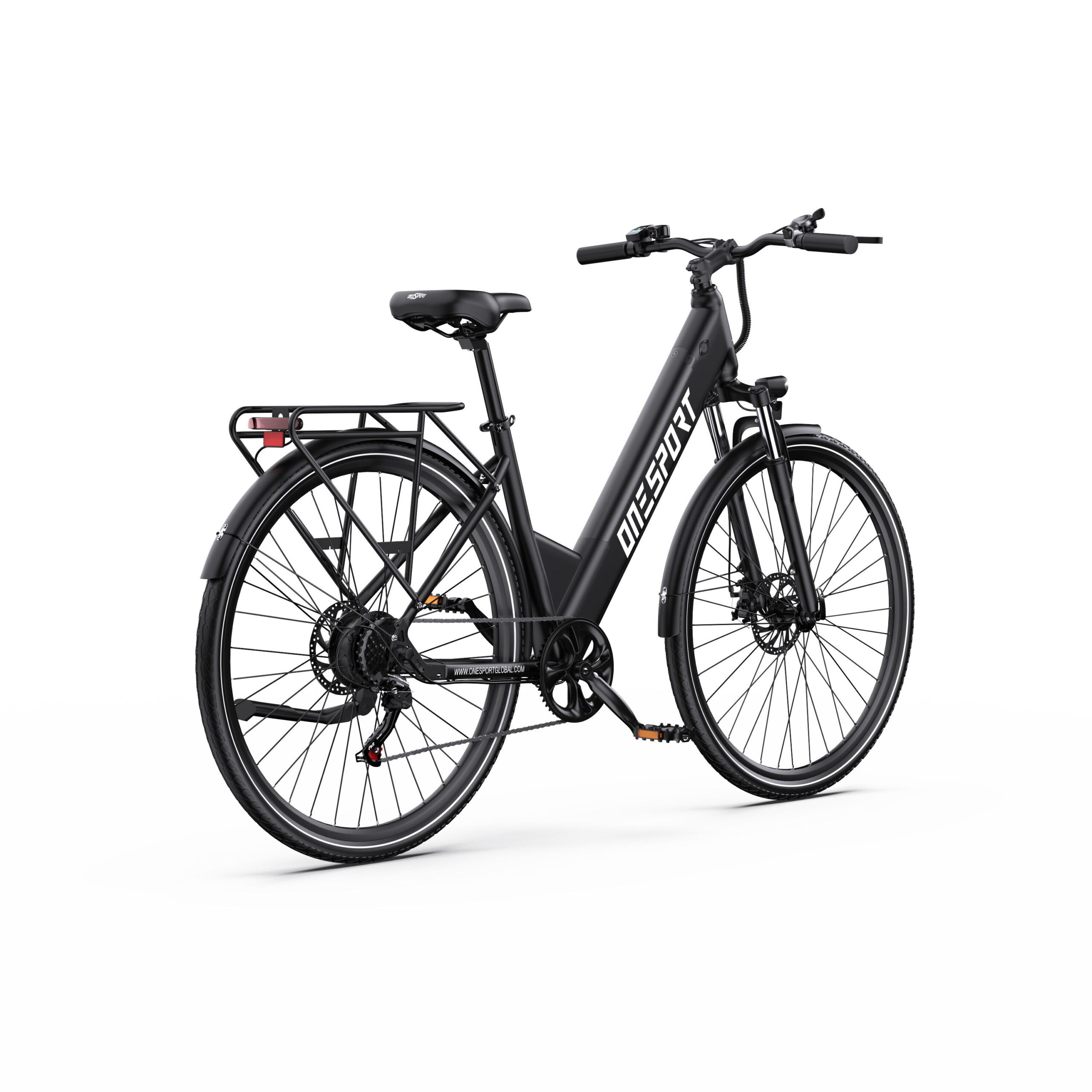 Vélo électrique urbain ONESPORT OT12 27,5", batterie 36 V 13 Ah