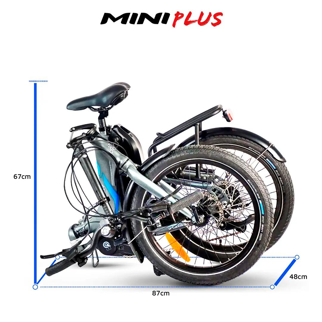 Mini PLUS | VAE pliable | Moteur Central | 100 km Autonomie | 20" – Image 4