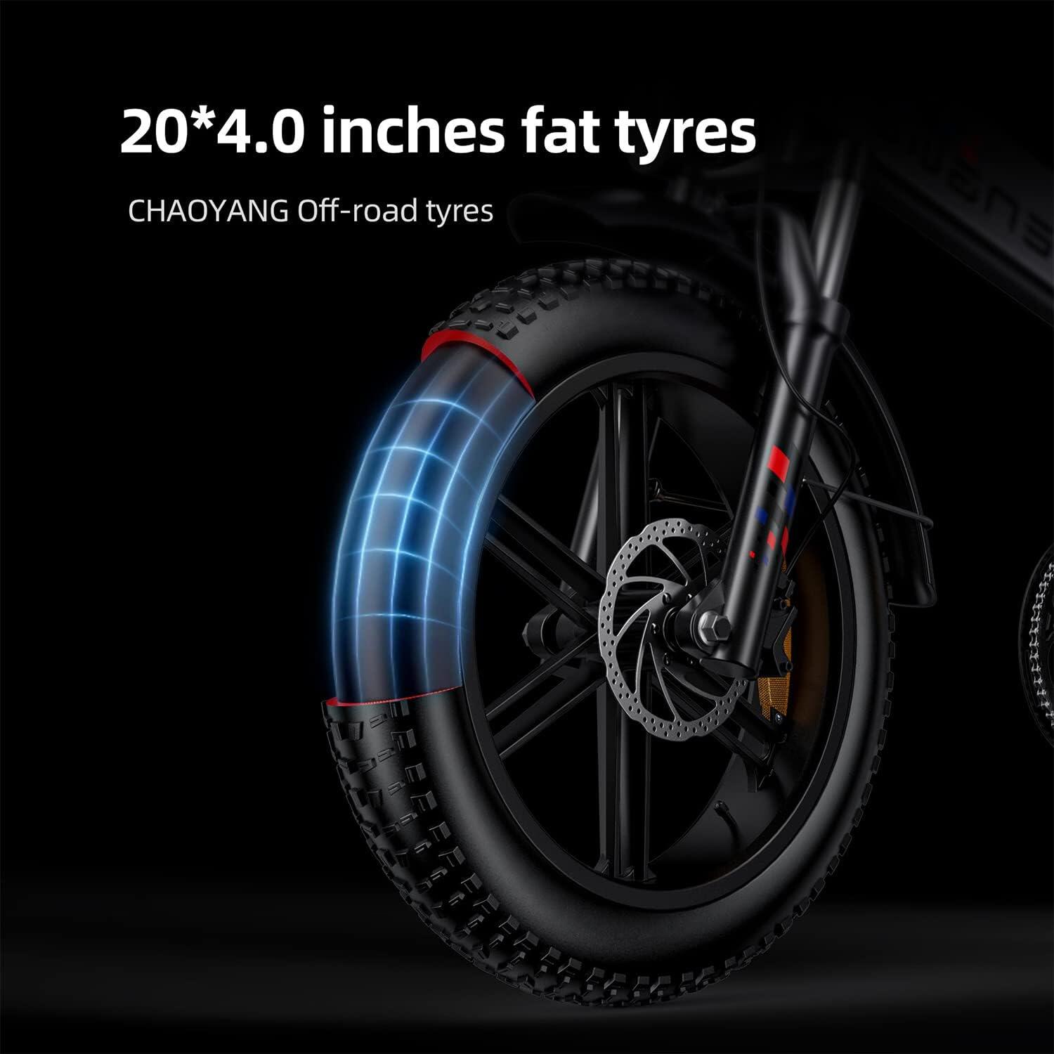 Vélo électrique pliable ENGWE ENGINE X 20" pour adultes, 48 V, 13 Ah – Image 3