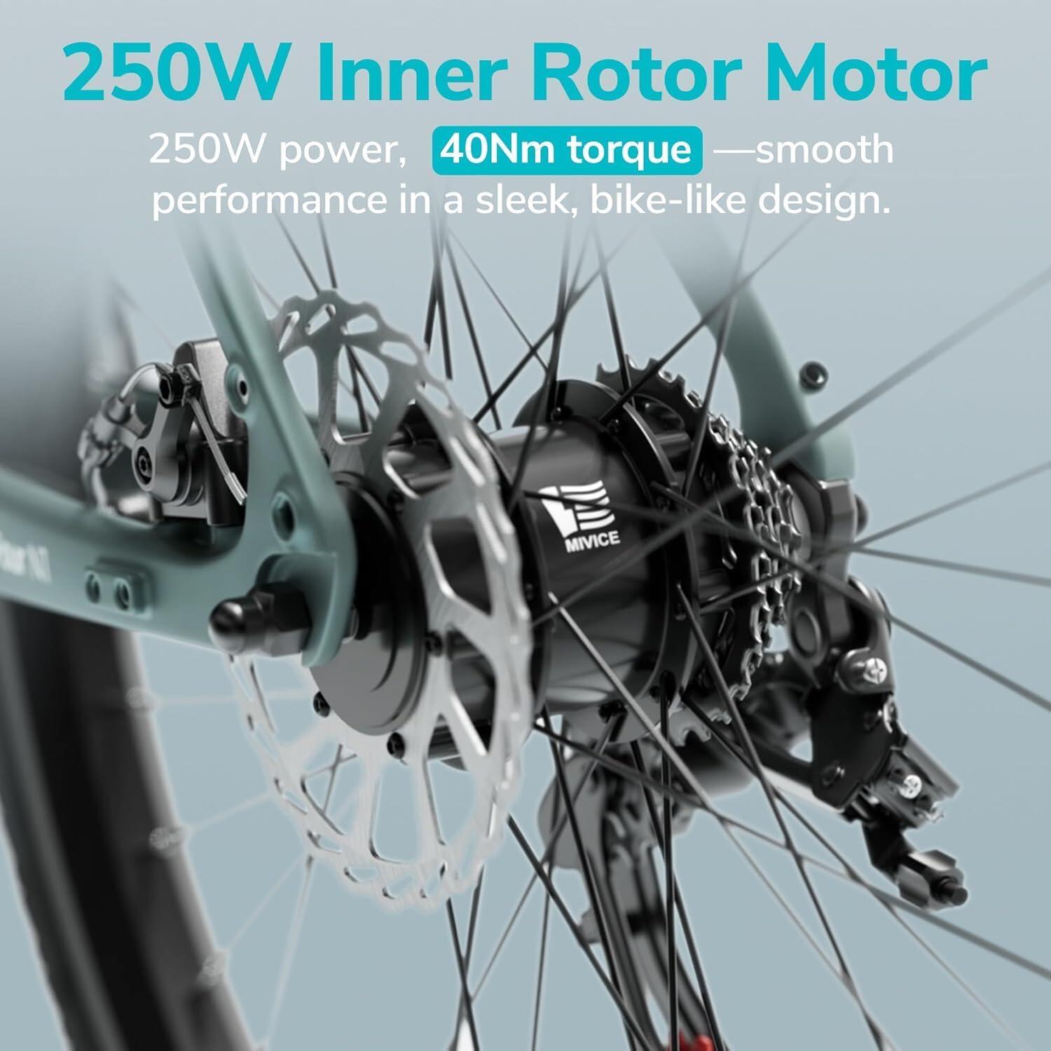 Vélo électrique urbain en fibre de carbone Engwe MapFour N1 Air 250 W et 360 W – Image 4