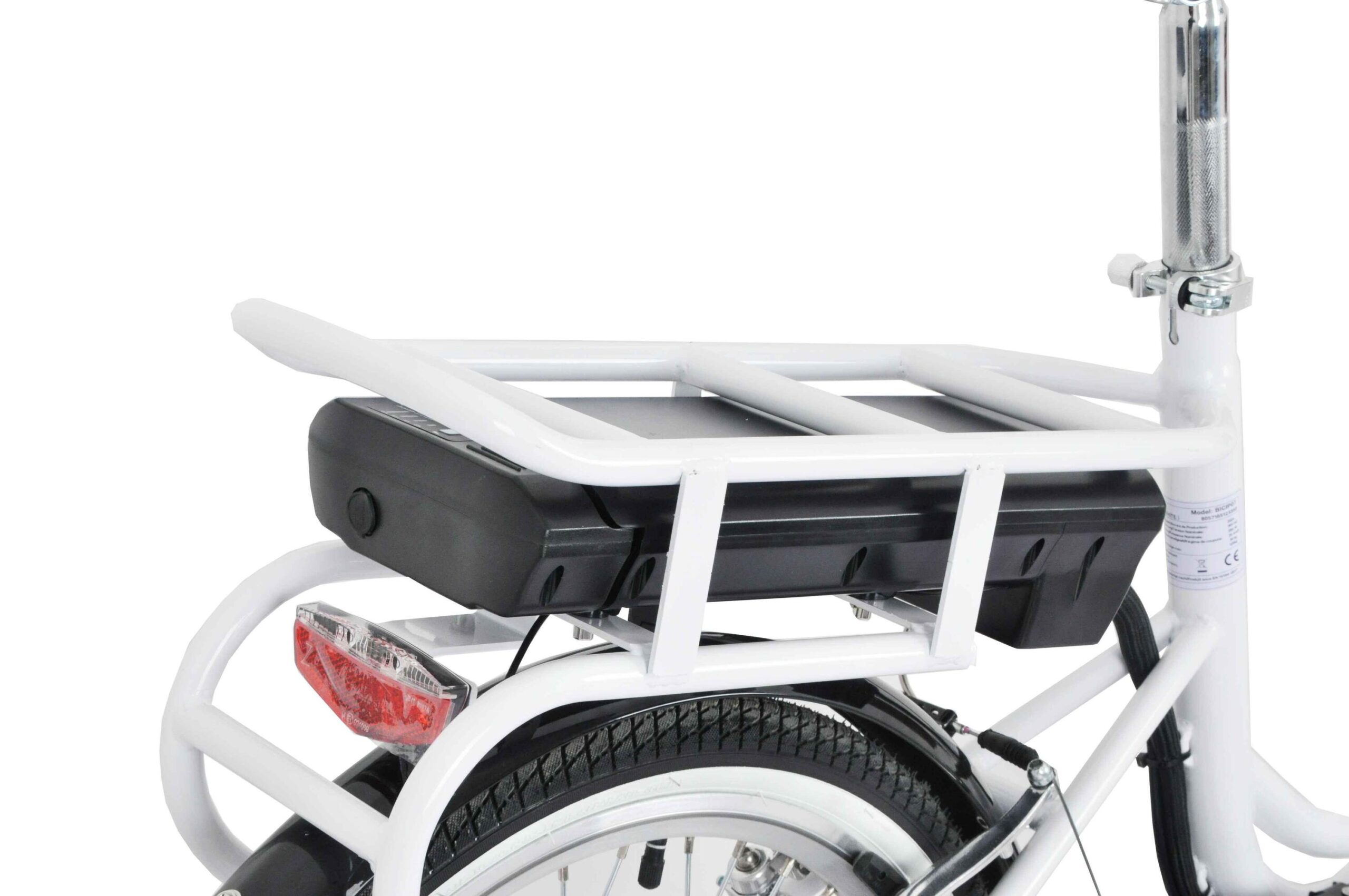 Pliant 20″ acier 7.8 ah Blanc – Image 2