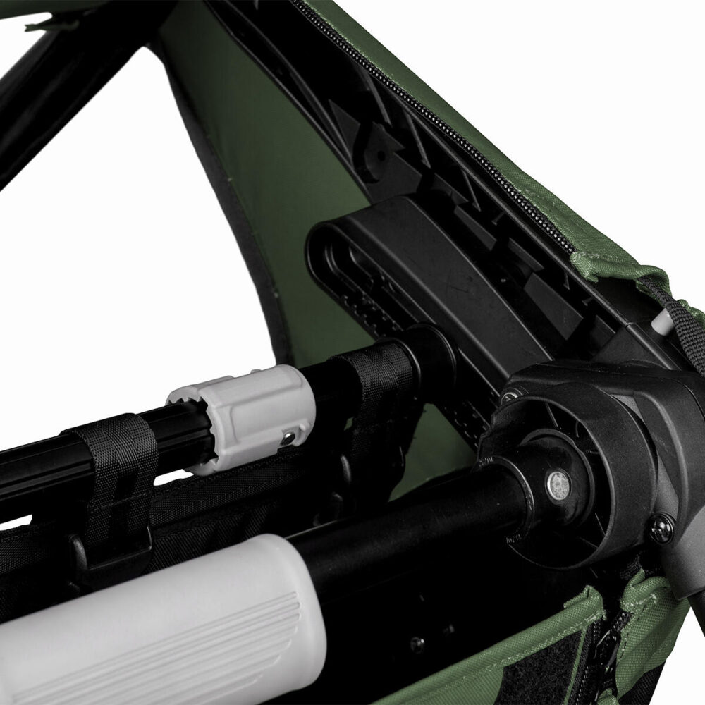 HAMAX Outback One siège enfant pour vélo - vert/noir