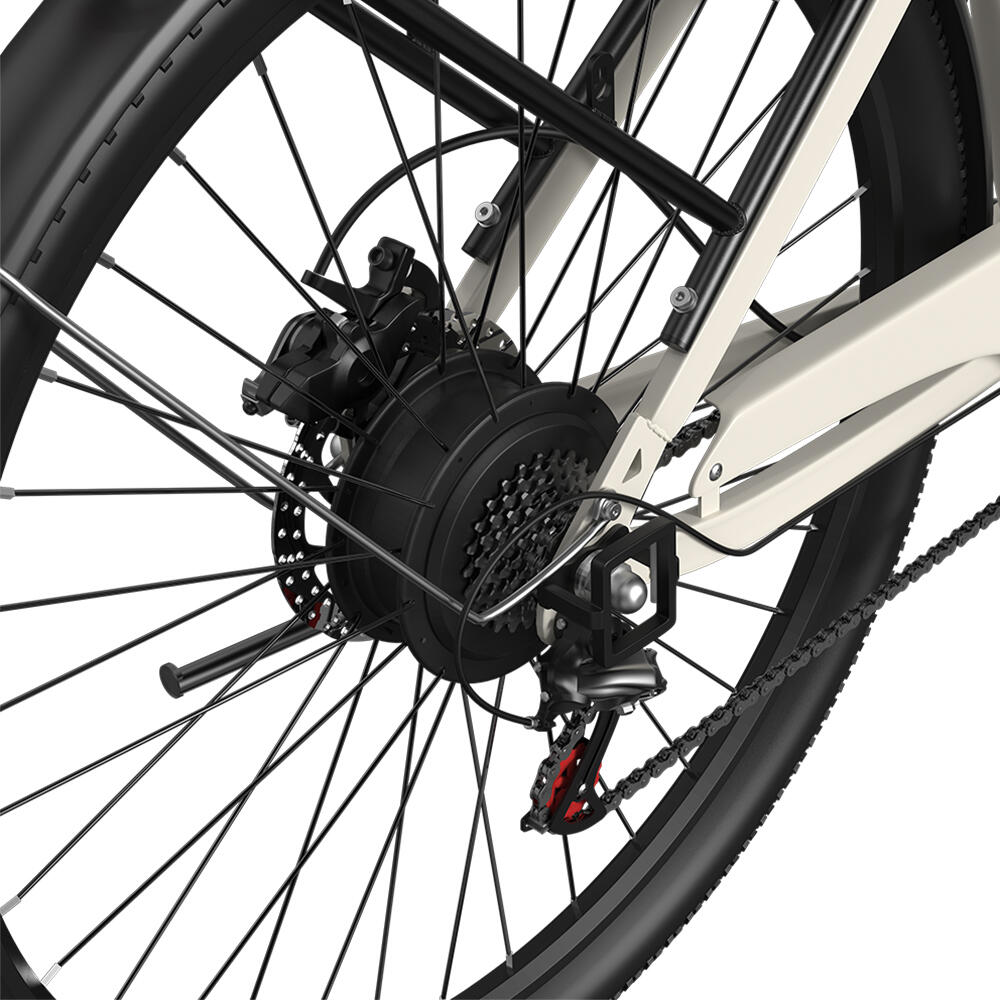 Vélo électrique PIXAR C1, batterie amovible 36 V 13 Ah, Shimano 7 vitesses – Image 3