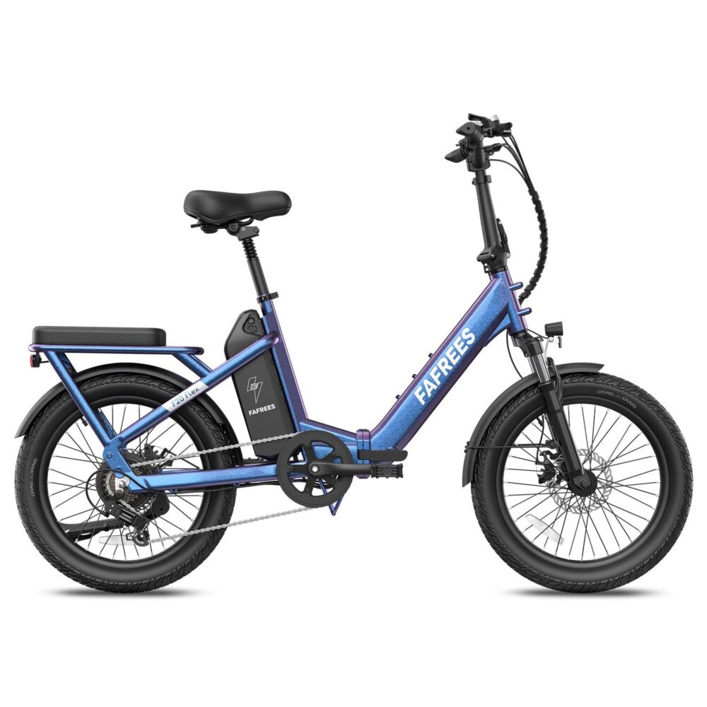 FAFREES F20 Flex vélo électrique pliant 250W 36V20Ah Bleu Violet