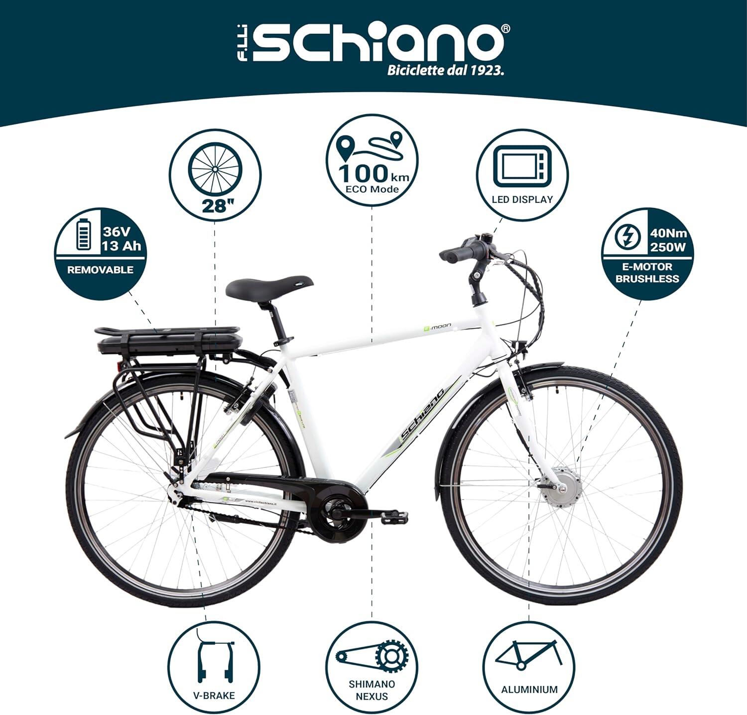Vélo E-Moon 28" Nexus 7, cadre aluminium, fourche rigide – Image 3