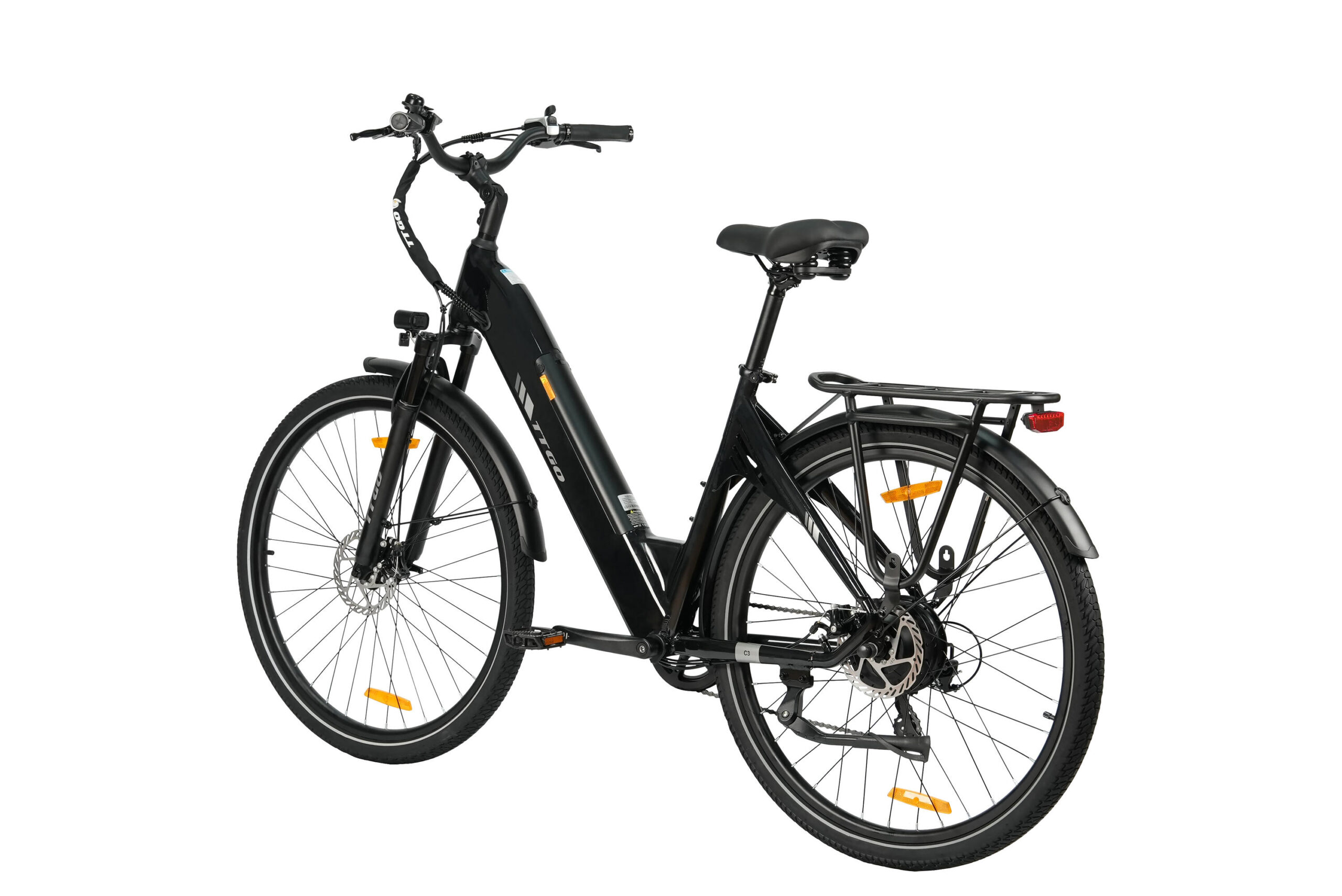 C3SE Vélo électrique 28" 36V 250W 120km Shimano 7 vitesses ville – Image 2