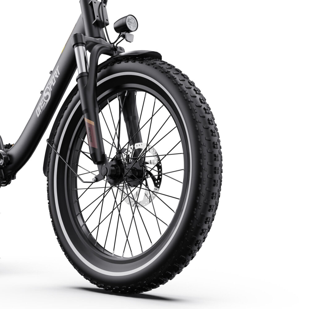 ONESPORT OT16-2 Vélo électrique pliable rétro – Moteur 250W, batterie 816Wh