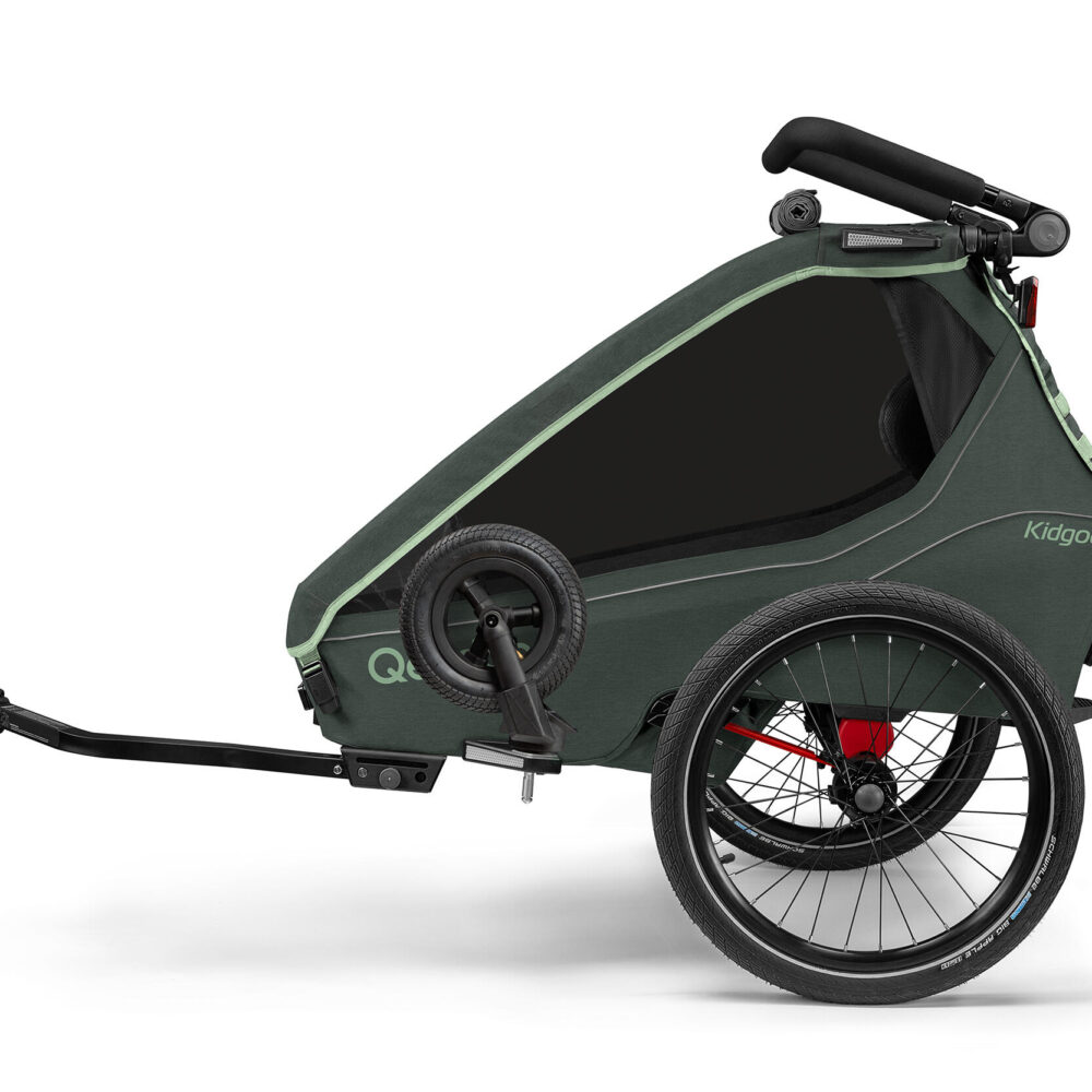 Remorque vélo Qeridoo Kidgoo 1 Forest Green