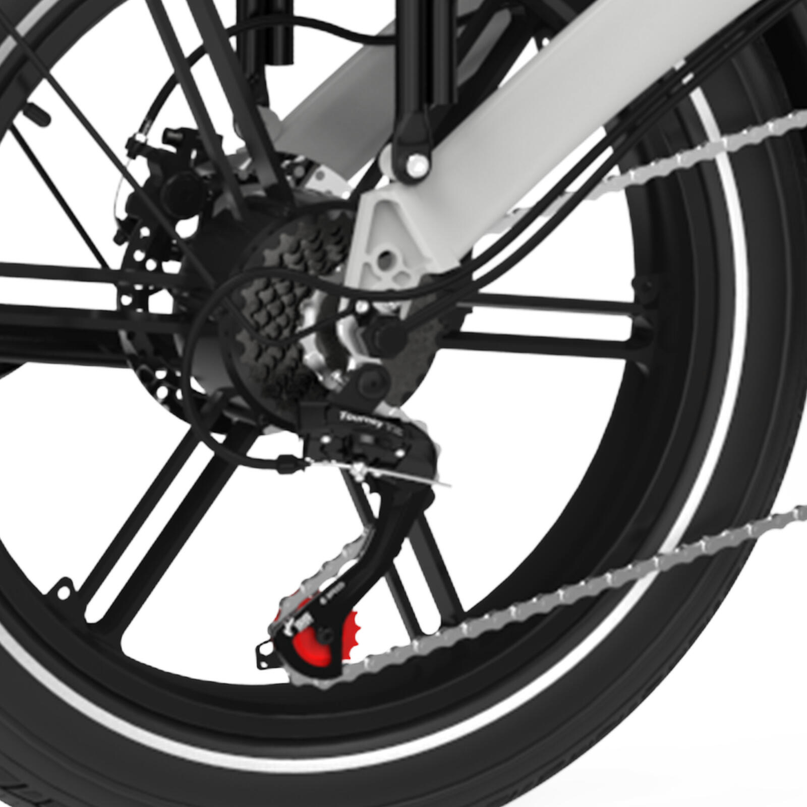 Vélo Électrique Pliable Fat Bike 20x4.0 250W Autonomie 120KM BK10S1 – Image 3