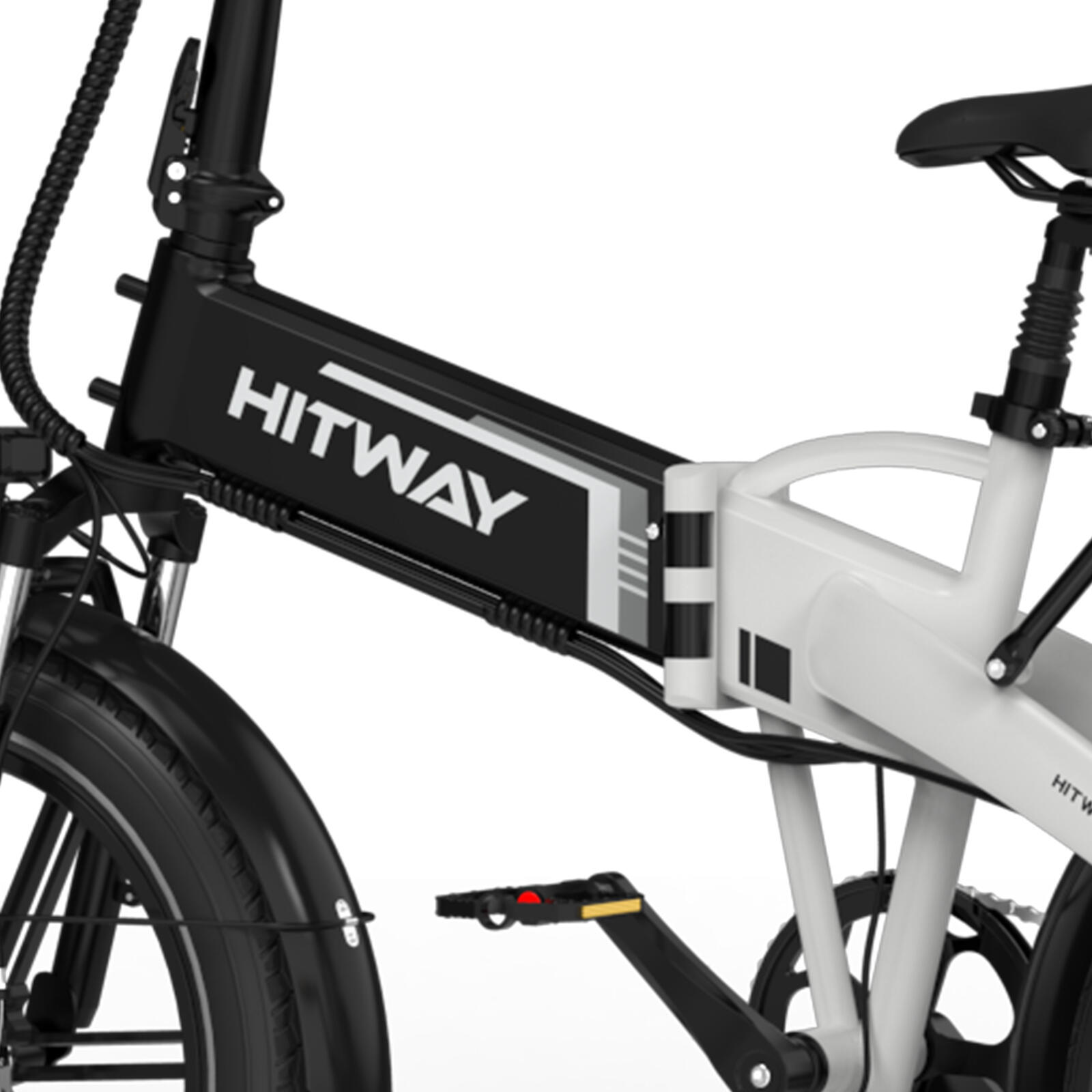 Vélo Électrique Pliable Fat Bike 20x4.0 250W Autonomie 120KM BK10S1 – Image 4