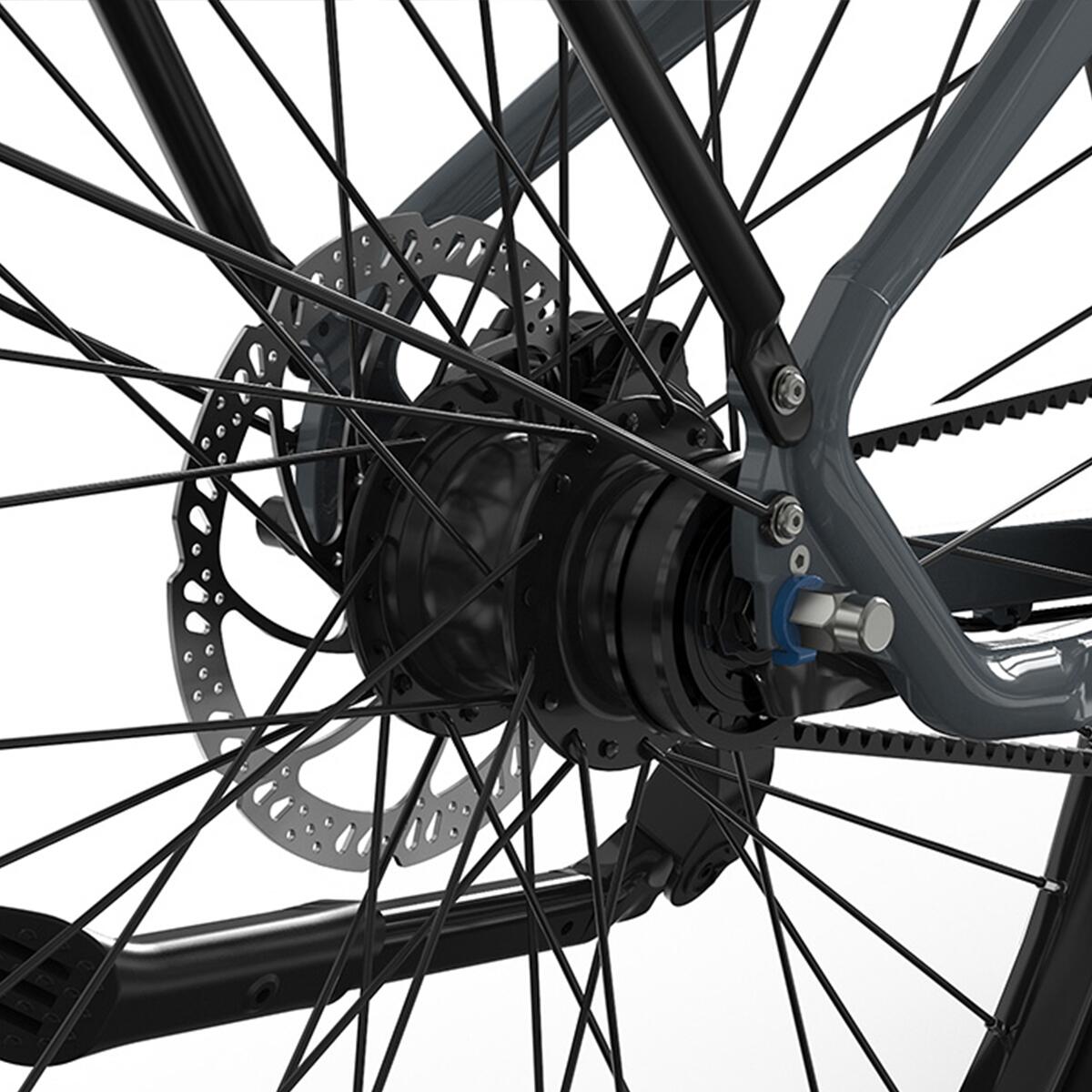 Vélo électrique urbain JOBOBIKE Luxe avec moteur central de 250 W – Image 4