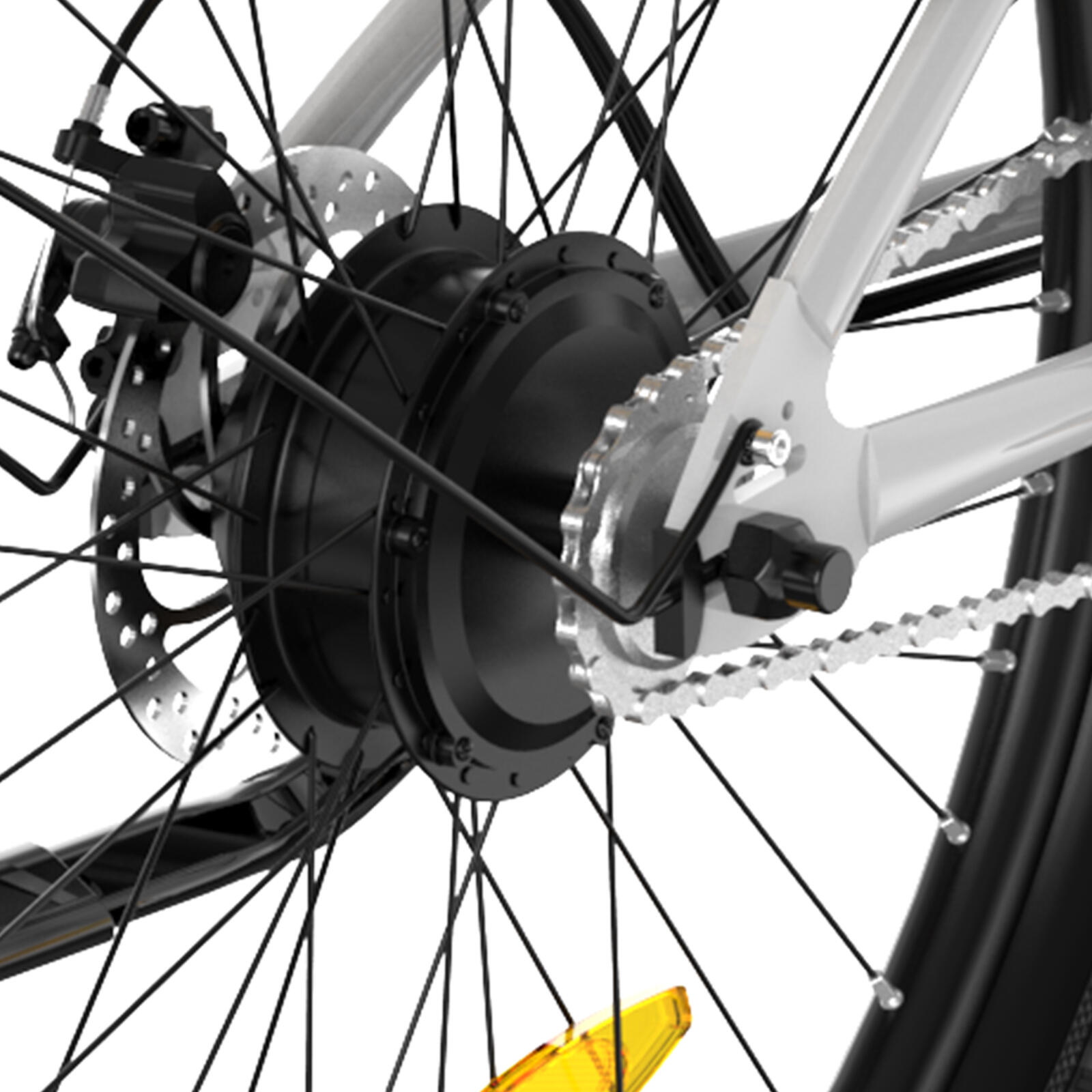 27,5" Vélo de ville électrique cadre bas 13Ah batterie amovible BK8S APP – Image 2