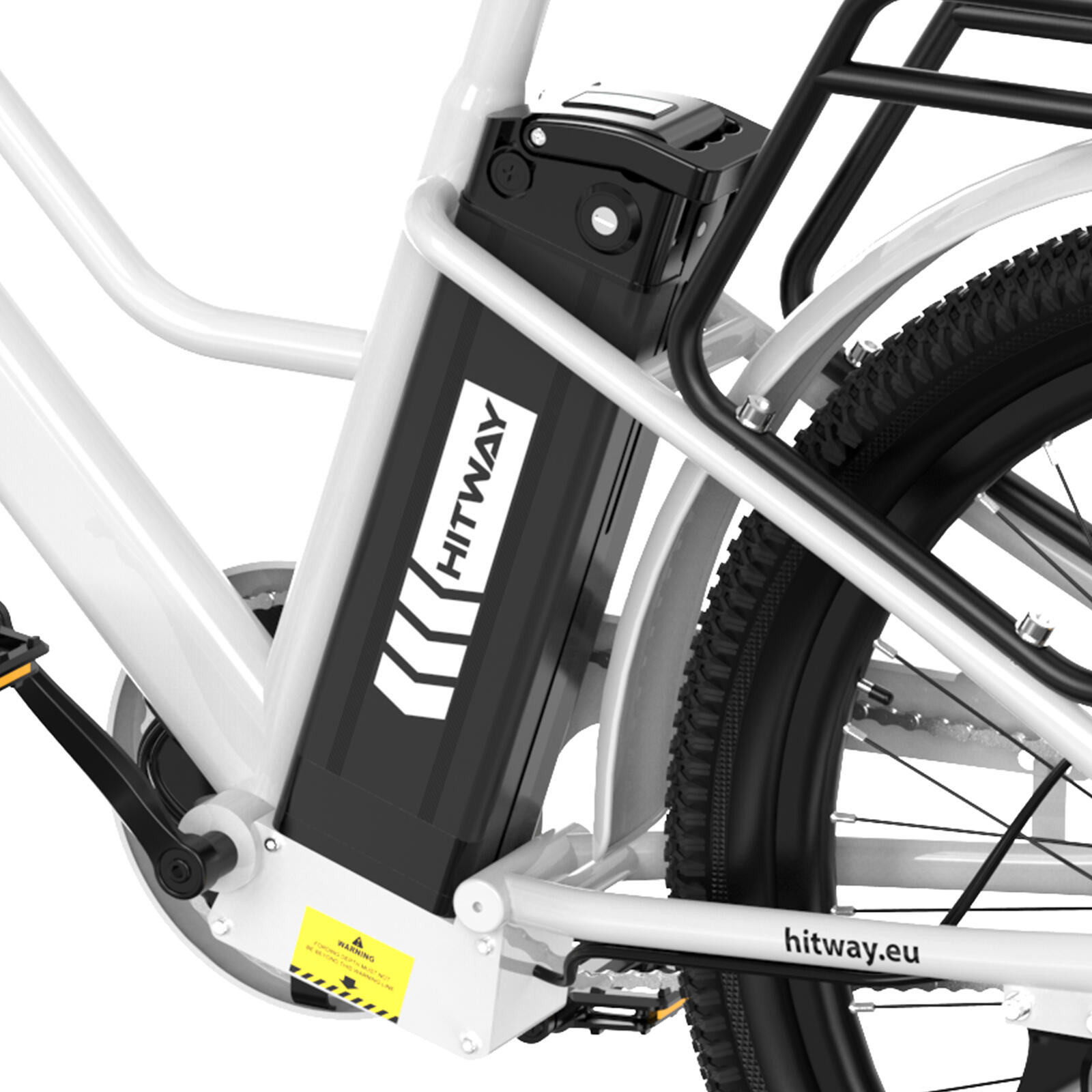 27,5" Vélo de ville électrique cadre bas 13Ah batterie amovible BK8S APP – Image 3