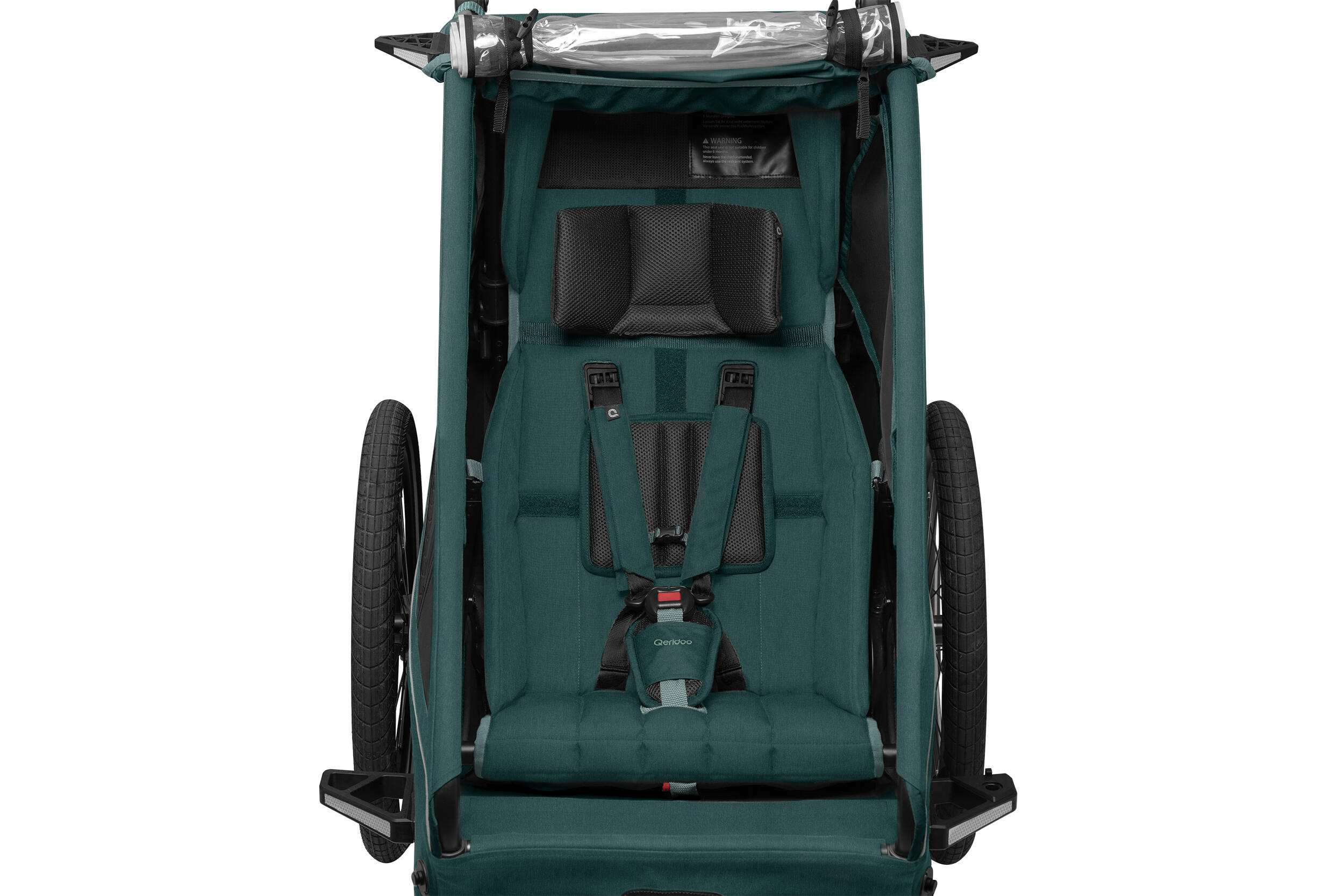 Remorque vélo Qeridoo Kidgoo 1 Pacific Blue – Image 2