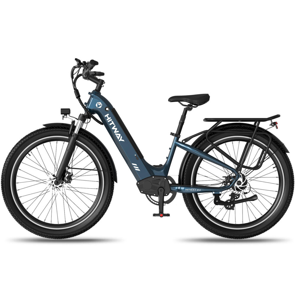 Vélo électrique de ville 26*3,0", autonomie 80-150 km, cadre bas, BK16