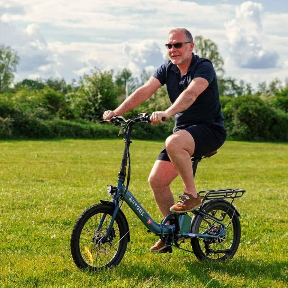 Virum Step 2026 - Vélo Électrique Pliant Ultra-Léger 36V 10Ah - Bleu Saphir