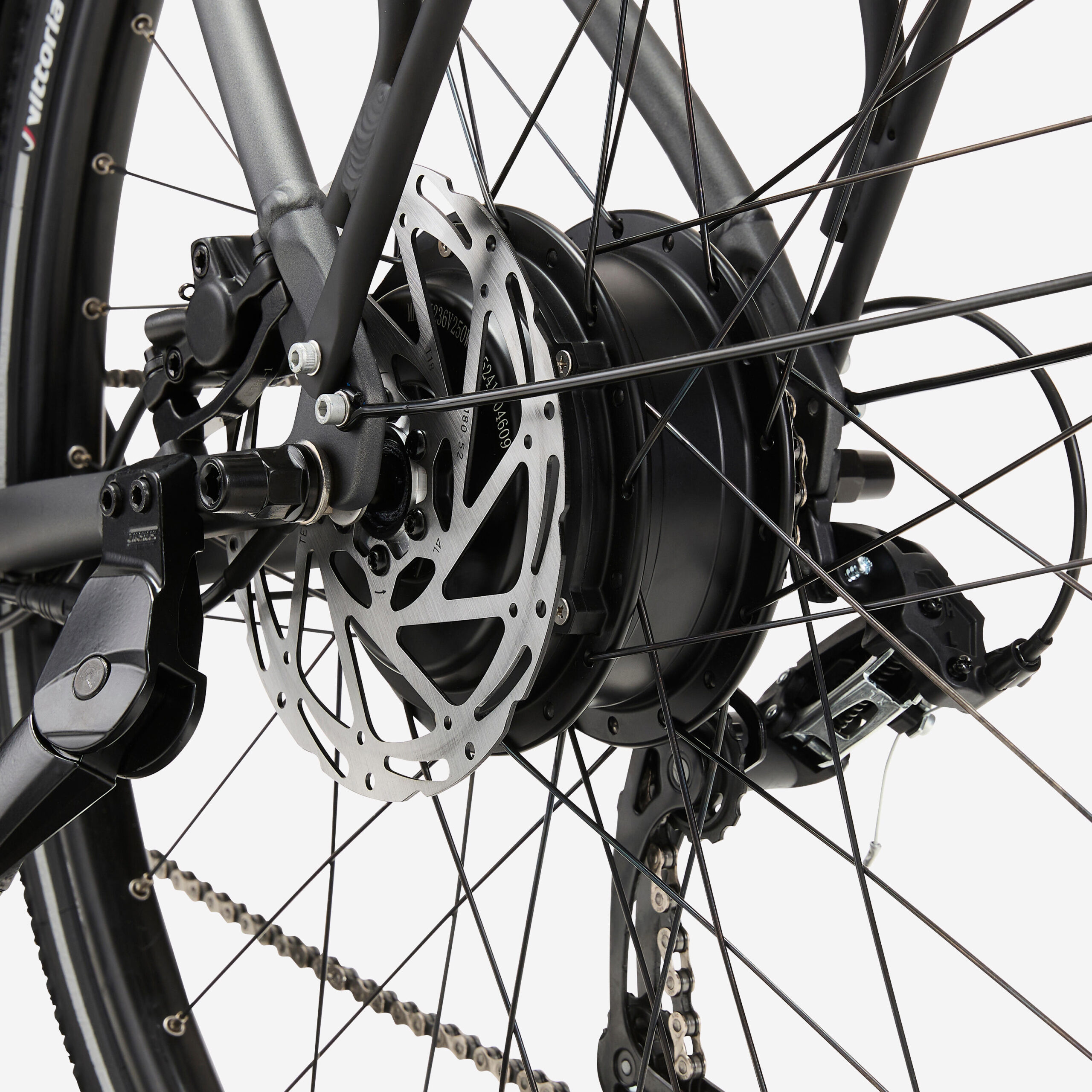 Velo ville longue distance 500 assistance electrique cadre haut.
