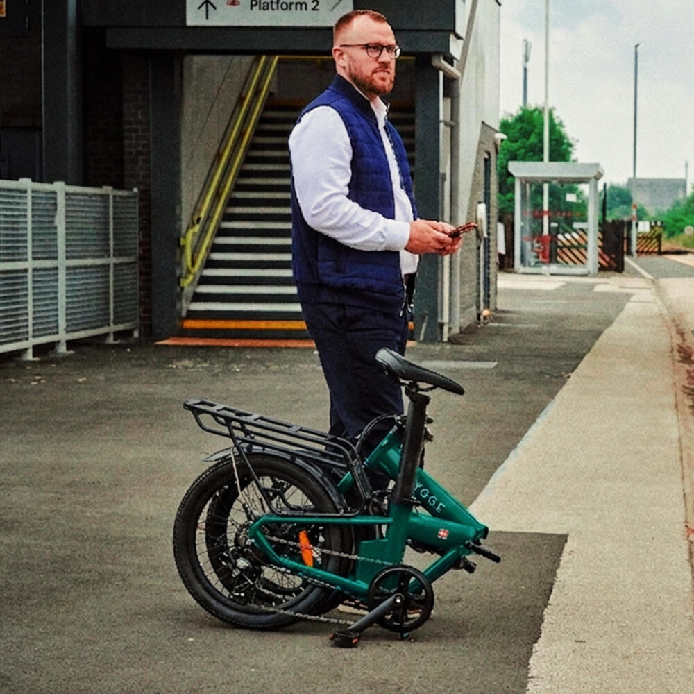 Virum 2026 - Vélo Électrique Ultra-Léger Pliant 36V 10Ah - Vert