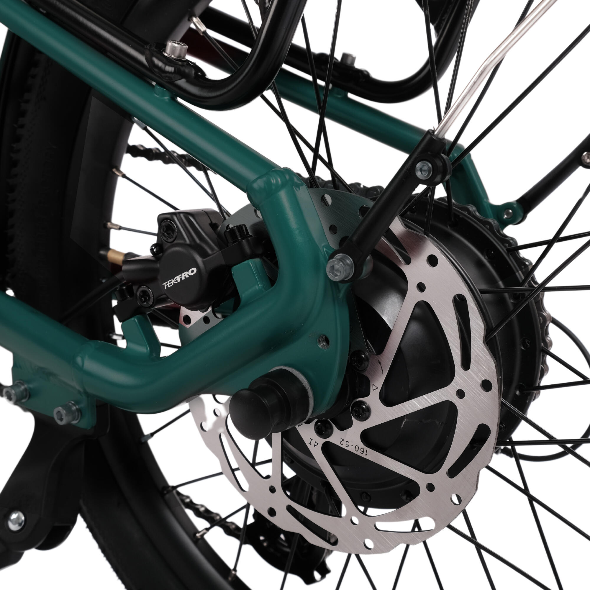 Virum 2026 - Vélo Électrique Ultra-Léger Pliant 36V 10Ah - Vert – Image 5