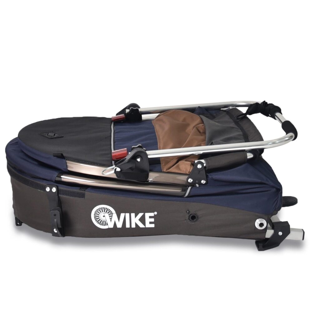 Remorque vélo pour enfants WIKE Premium - comprend poussette et kit de jogging