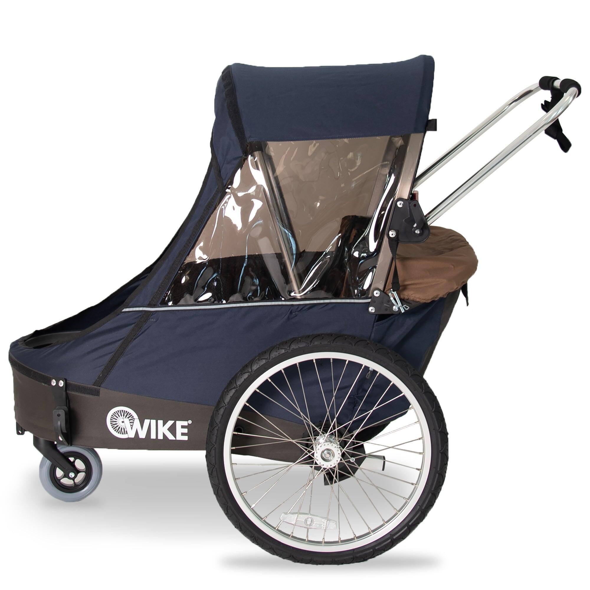 Remorque vélo pour enfants WIKE Premium - comprend poussette et kit de jogging – Image 2