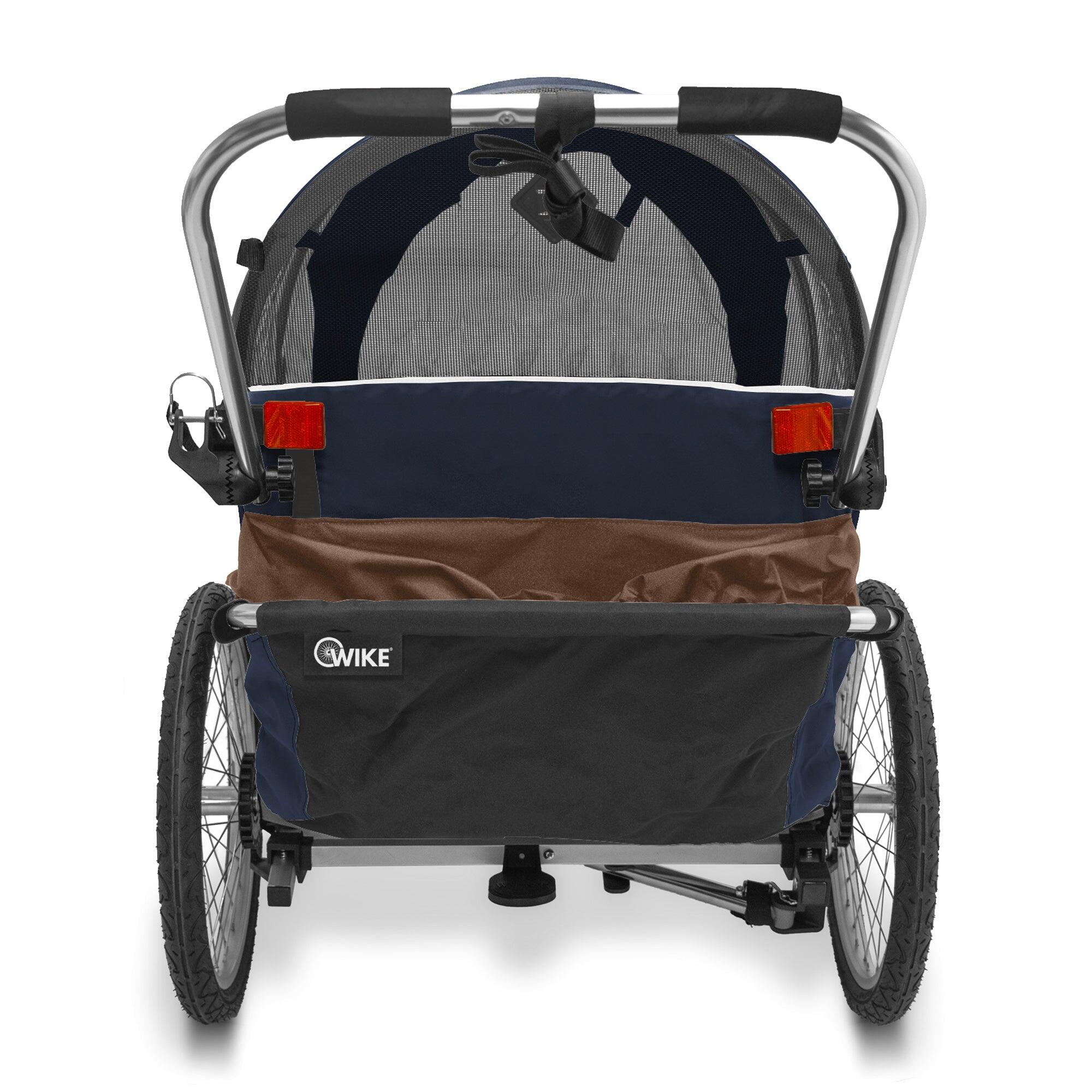 Remorque vélo pour enfants WIKE Premium - comprend poussette et kit de jogging – Image 5