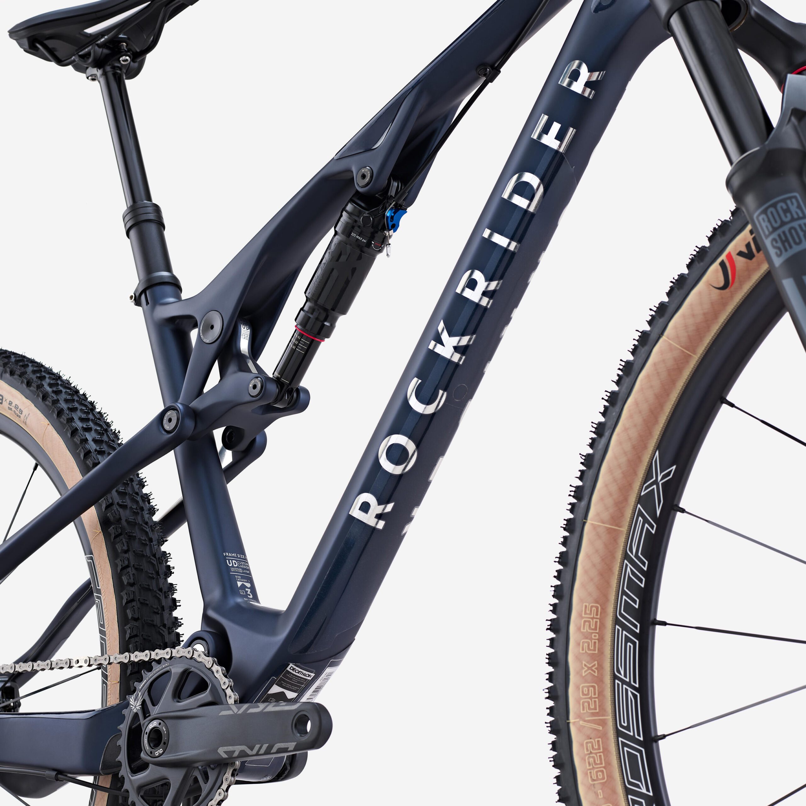 Seconde vie - Vélo vtt xc crosscountry race 900 s bleu - cadre full carbone -... – Image 2