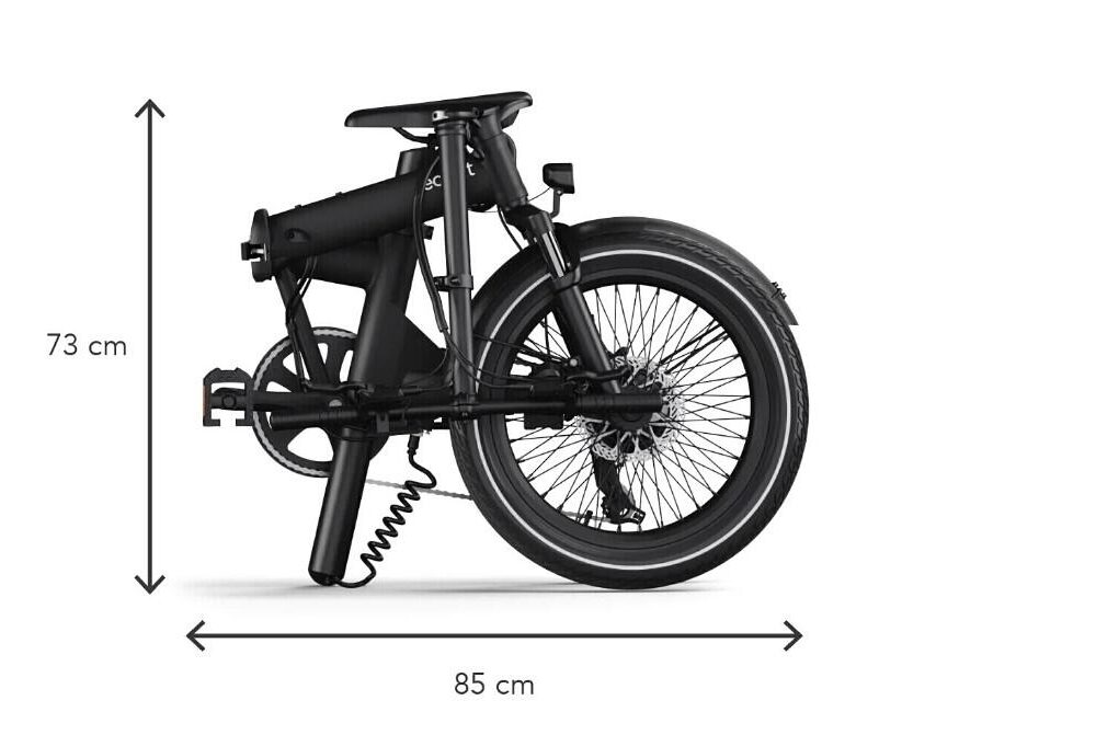 EOVOLT Electric pliing vélo après-midi 20 origines v3 noir