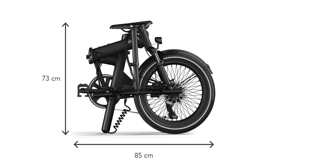 EOVOLT Electric pliing vélo après-midi 20 origines v3 noir