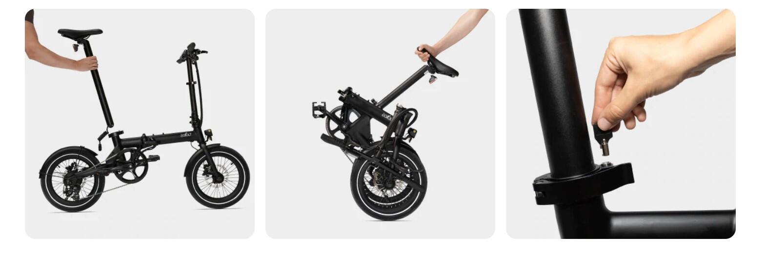 EOVOLT Electric pliing vélo après-midi 20 origines v3 noir – Image 3