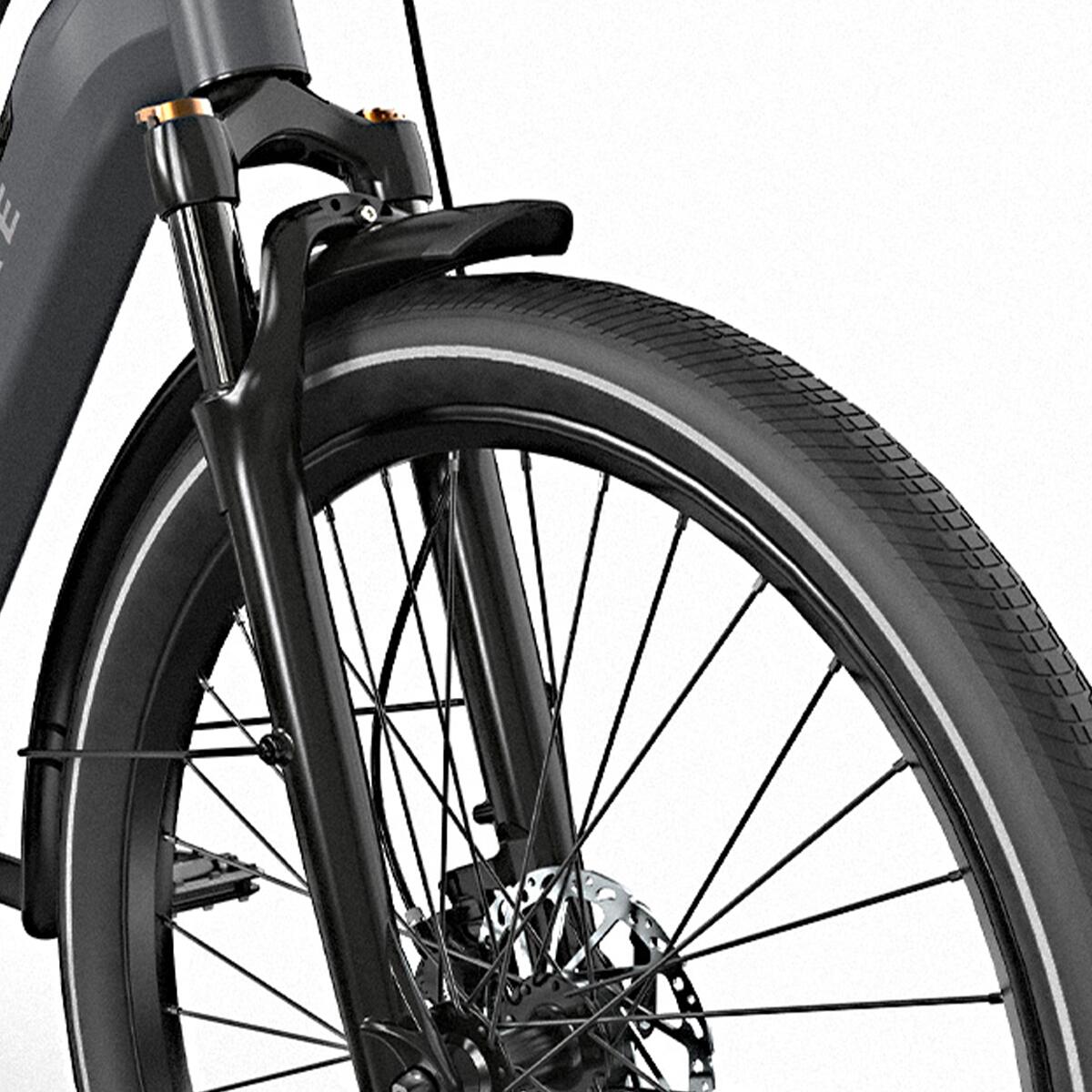 Vélo de ville avec transmission Shimano 8 vitesses et batterie 540 Wh – Image 5
