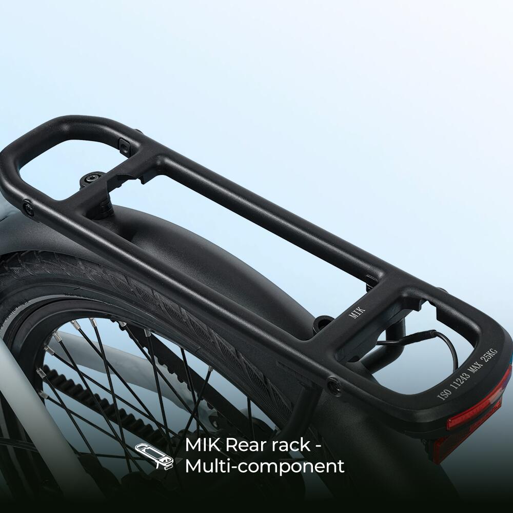 Vélo électrique pliable ADO Air20Ultra,transmission par courroie,moteur Bafang