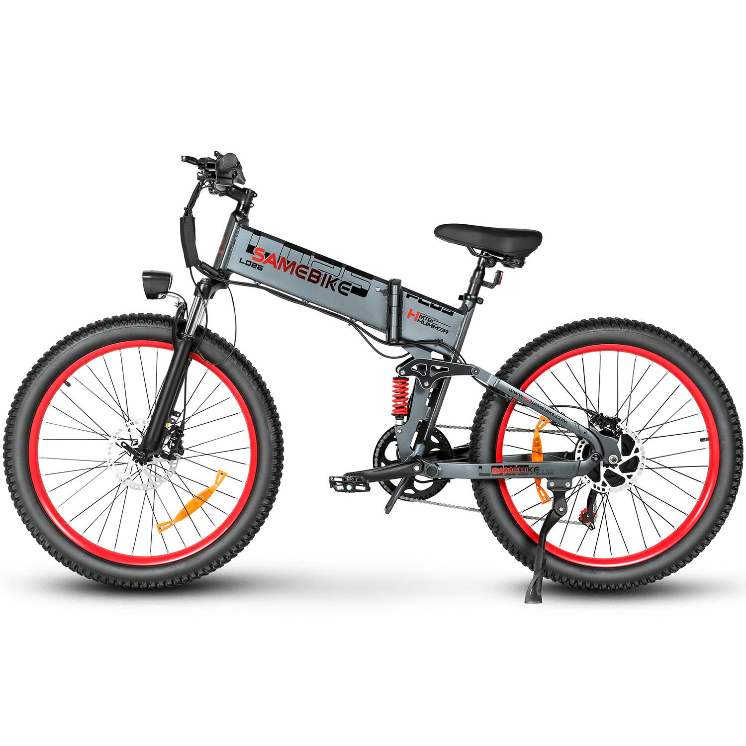 Vélo électrique pliable Samebike LO26 Plus 26 pouces avec batterie 48 V 15 Ah – Image 2