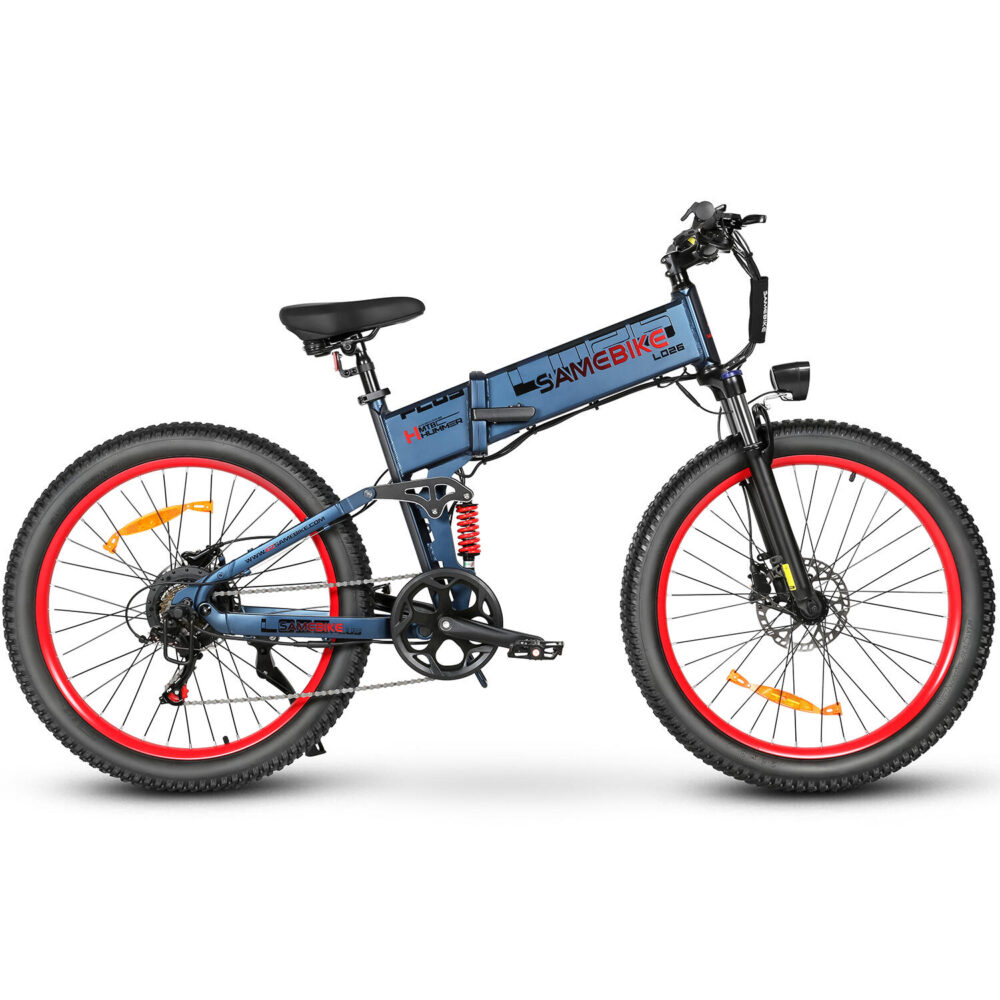 Vélo électrique pliable Samebike LO26 Plus 26 pouces avec batterie 48 V 15 Ah