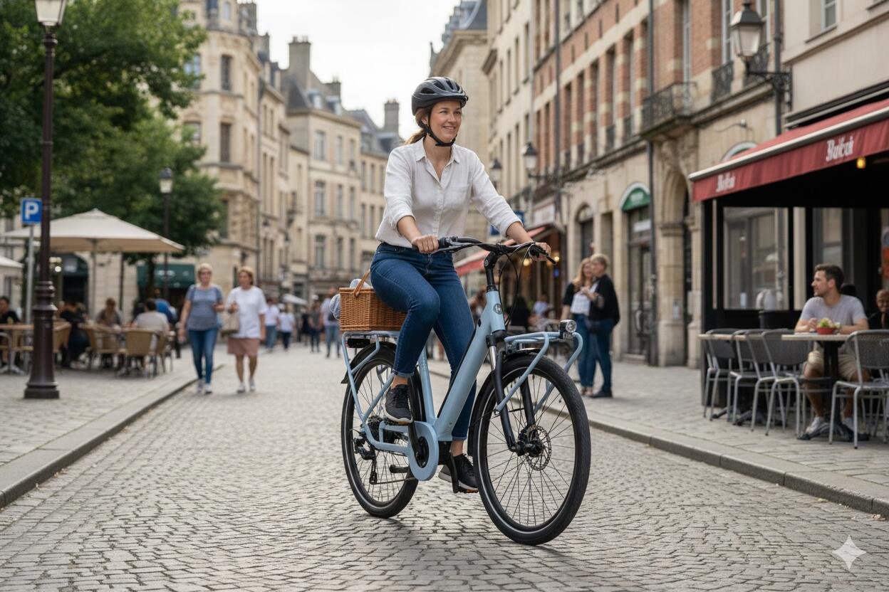 Vélo électrique ALPINA Q2 AURORA LADY 26 pouces – Image 2