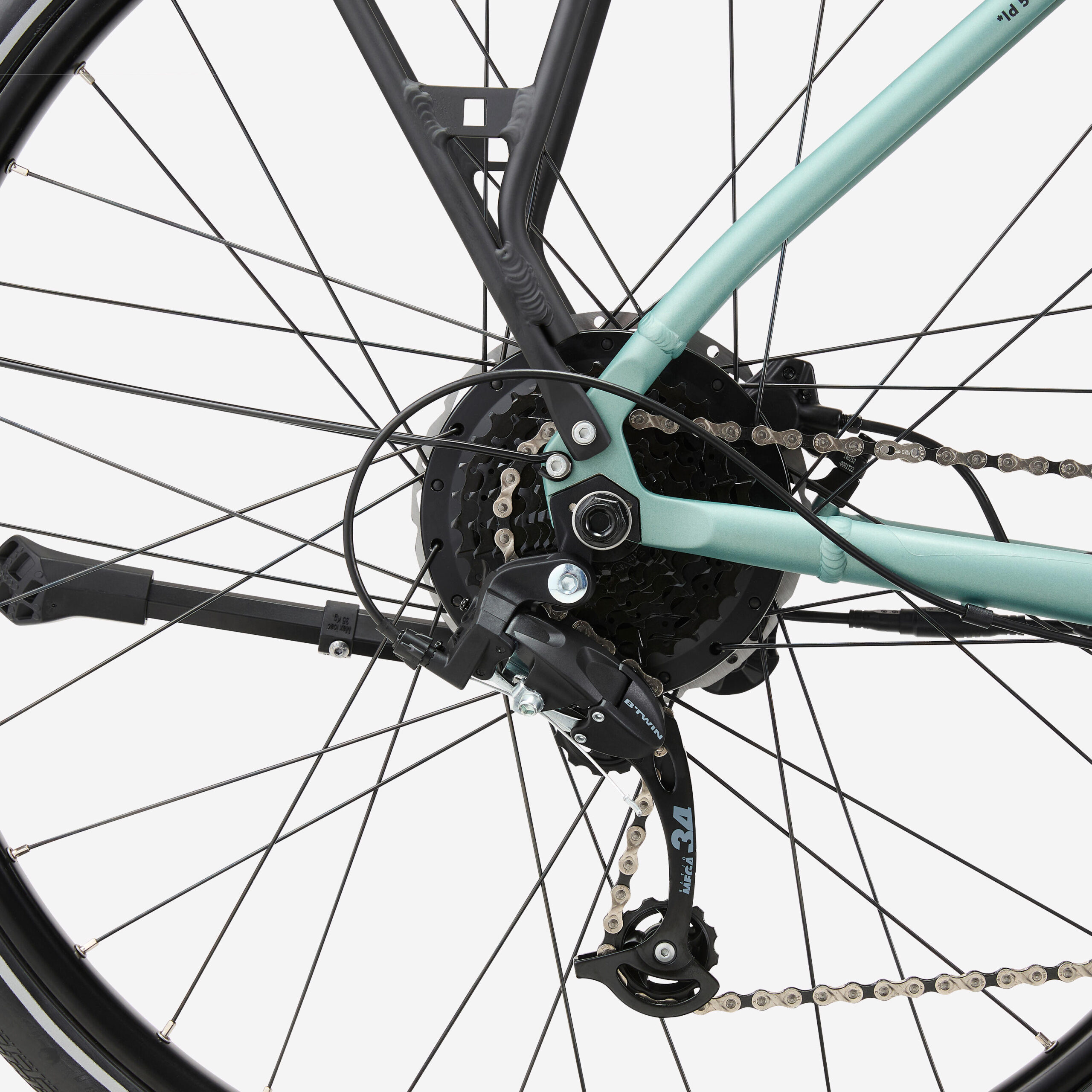 Velo ville longue distance 500 assistance electrique cadre bas. – Image 3