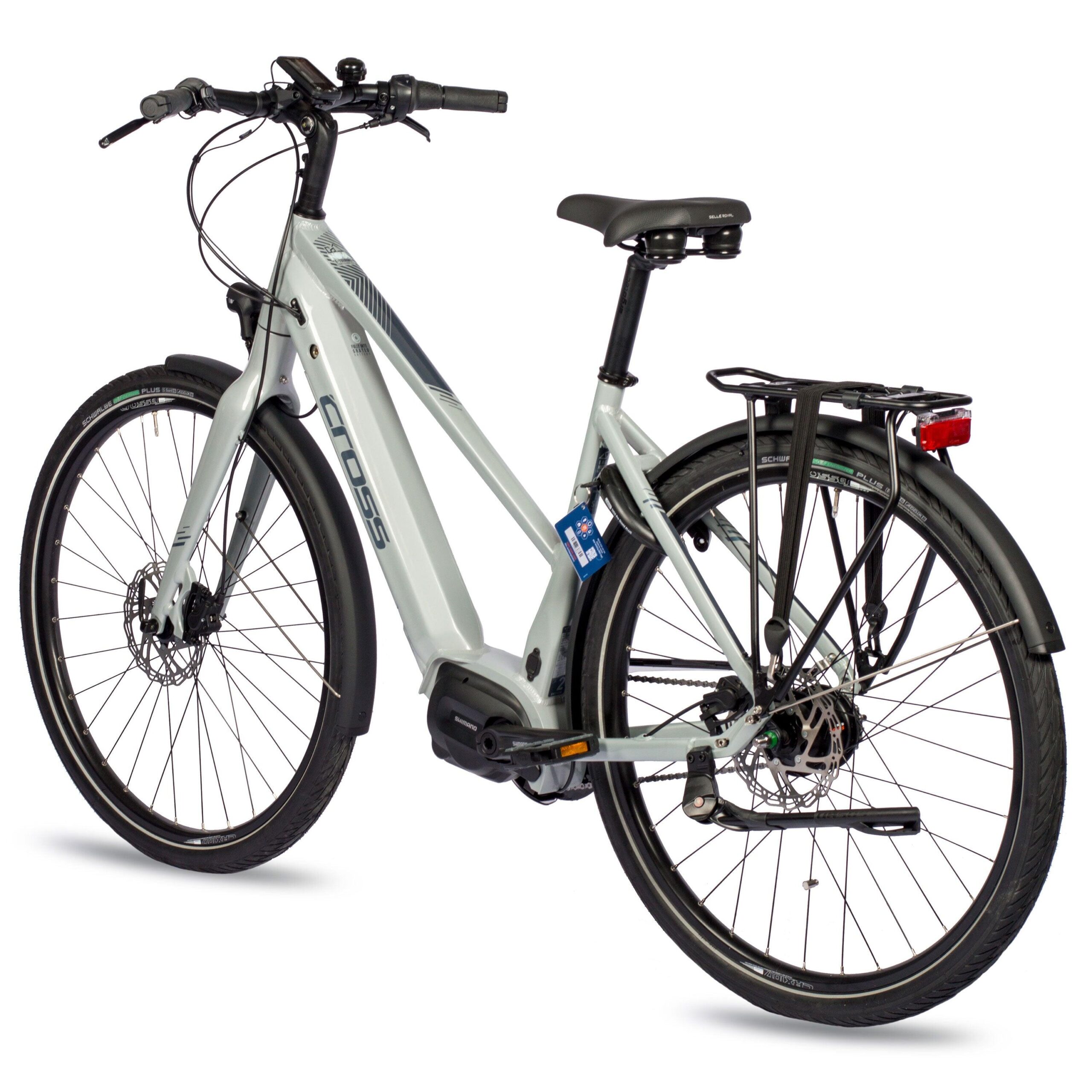 28" Vélo électrique pour femmes NOVA CITY SHIMANO STEPS E-6100, 504Wh, 8