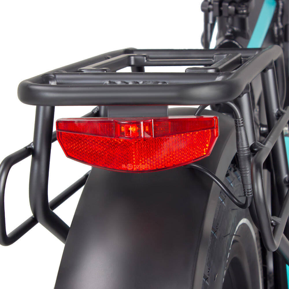 Moma Bikes - Cargo Electrique E-Long Tail - SHIMANO ALTUS 7vitesses - Baterrie 48V 13Ah - Autonomie max 90km -Freins Hydrauliques
