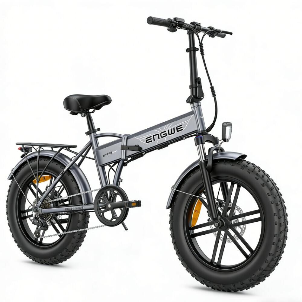 Vélo électrique HITWAY 20" *4,0 Gros Pneus, VTT Électrique E-Bike avec 48V/13Ah*2 Batteries Amovible, 7 Vitesses 250W Écran LCD