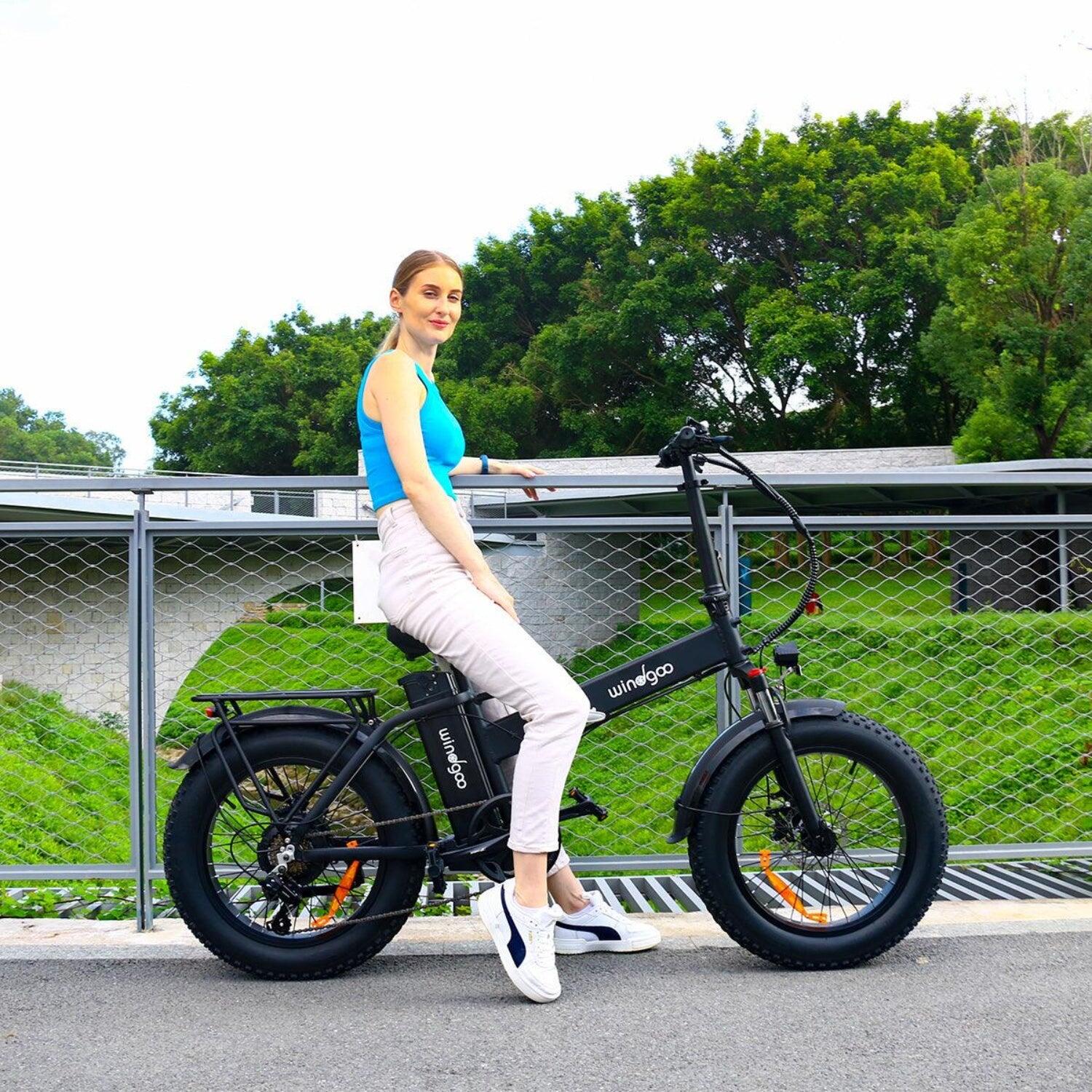Windgoo F21 Pro Vélo Électrique 250W 48V 12.5Ah 20x4.0" Noir – Image 2