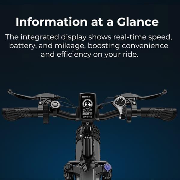 Vélo électrique pliant ENGWE EP-2 BOOST 48 V 13 Ah, pneus larges 20", autonomie