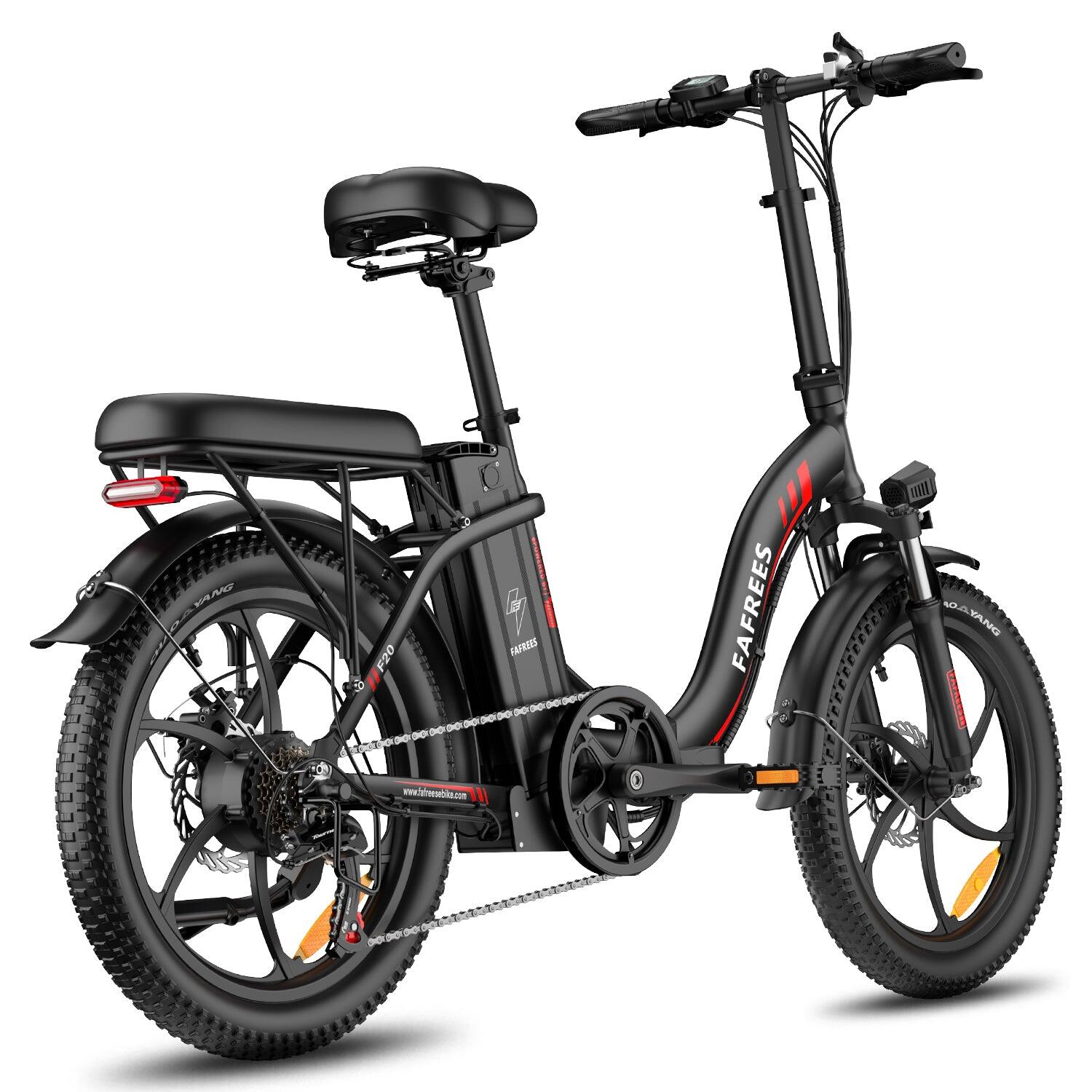 FAFREES F20 Vélo Électrique 250W 36V18Ah 20" Noir – Image 2