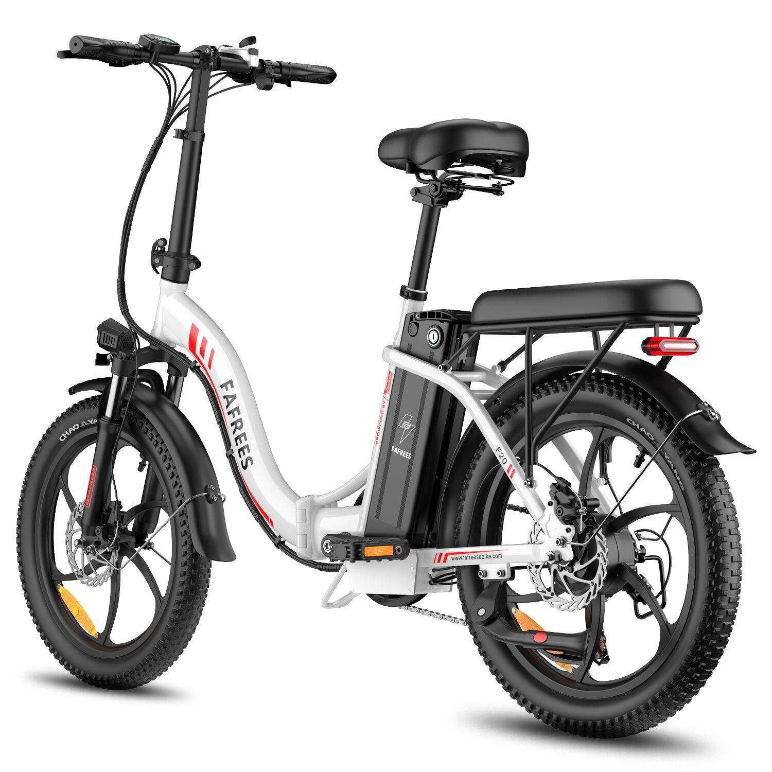 FAFREES F20 Vélo Électrique 250W 36V18Ah 20" Blanc