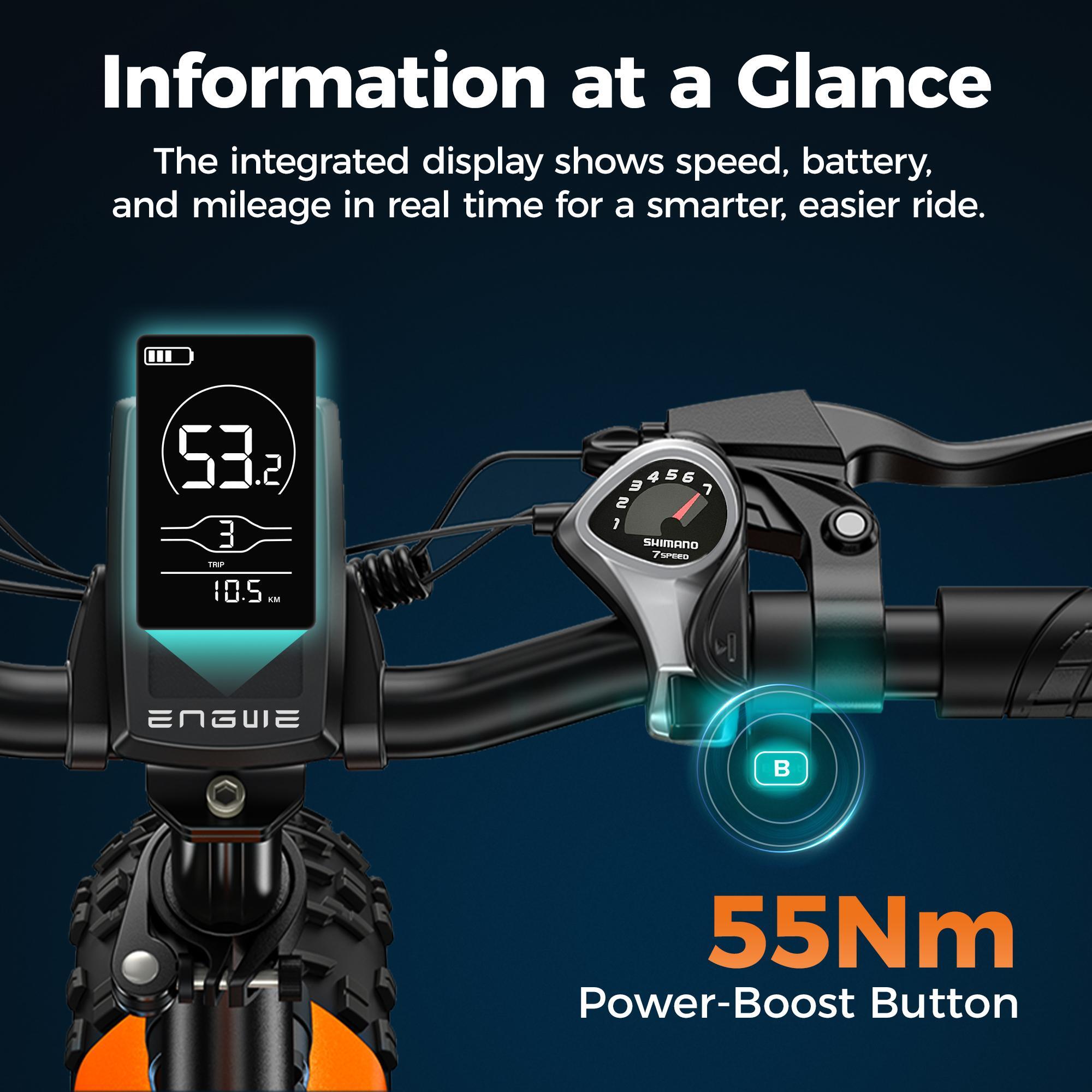 Vélo électrique adulte ENGWE EP-2 BOOST - Vélo électrique urbain 20 pouces, batt – Image 5