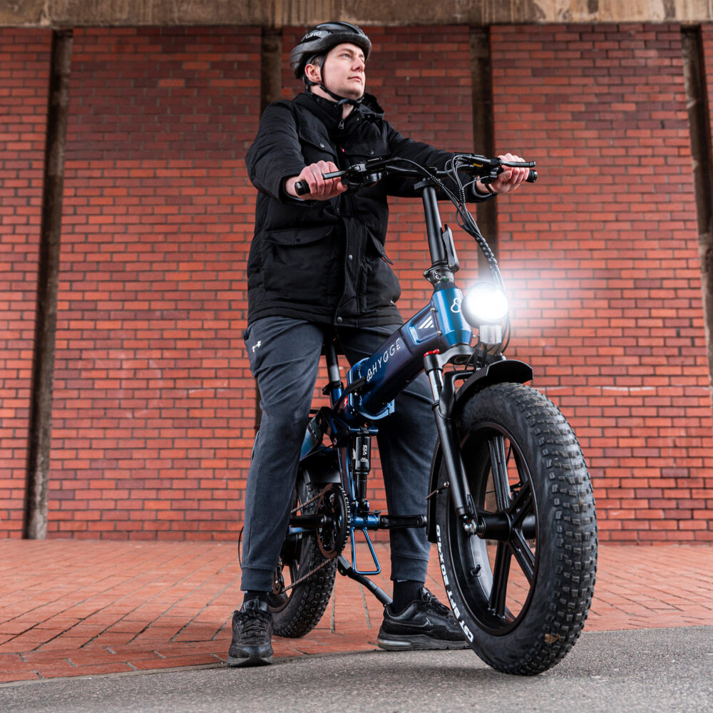 Sorø 2026 - Vélo électrique pliant à pneus larges 48V 14,5Ah - Bleu royal