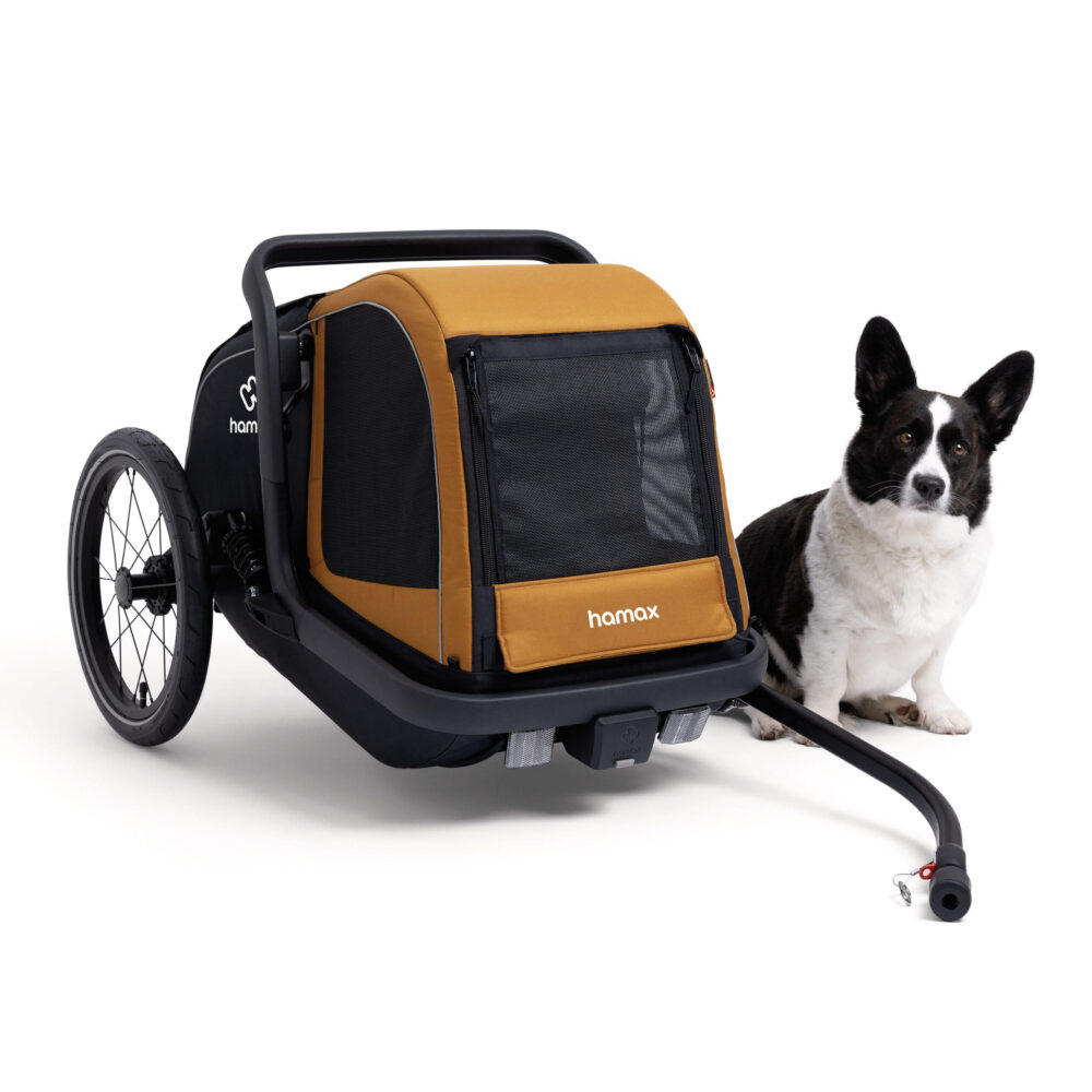 Remorque Vélo Chien MILOU Jaune