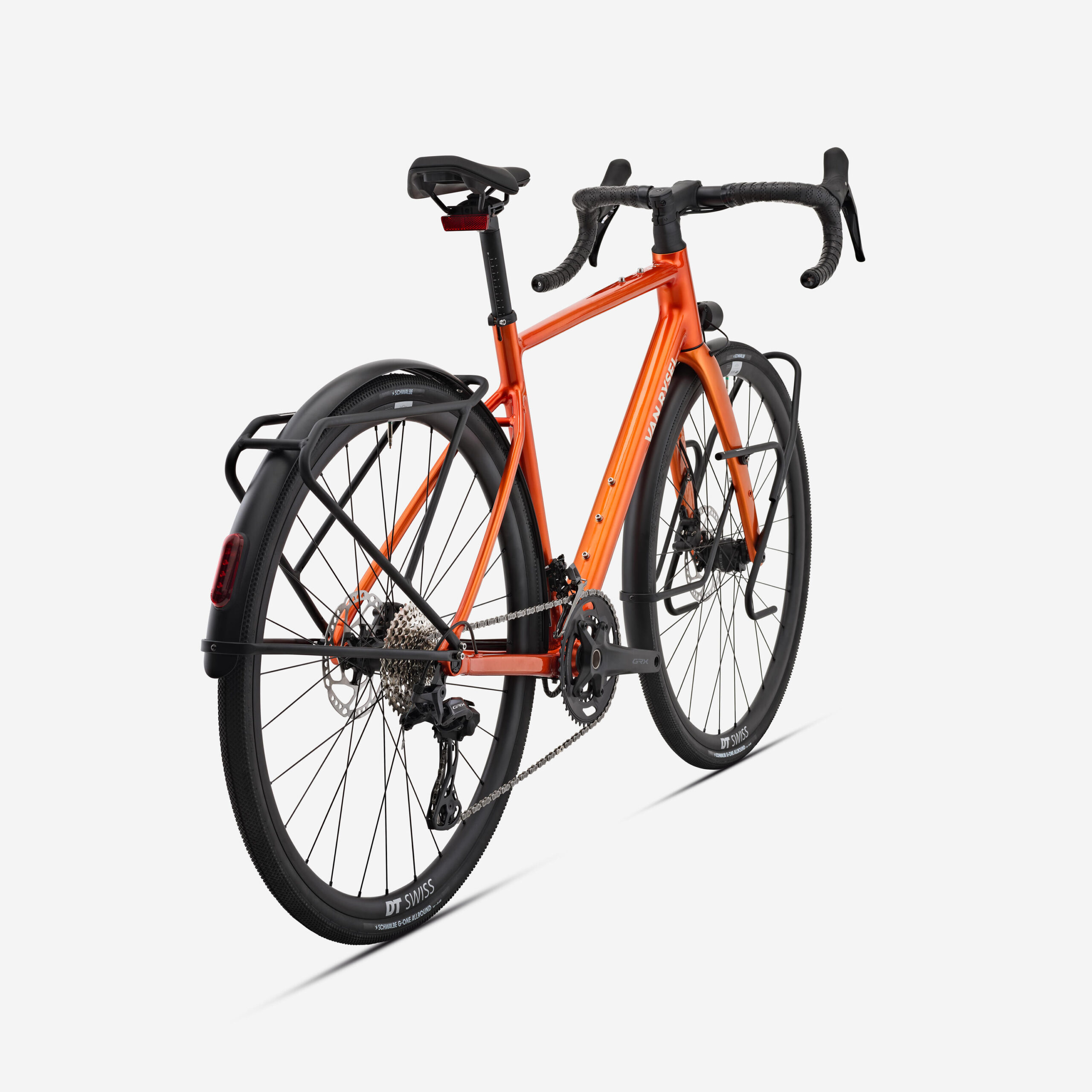 Vélo de route Shimano GRX 2x12v, EDR AF2 Randonneur orange – Image 2