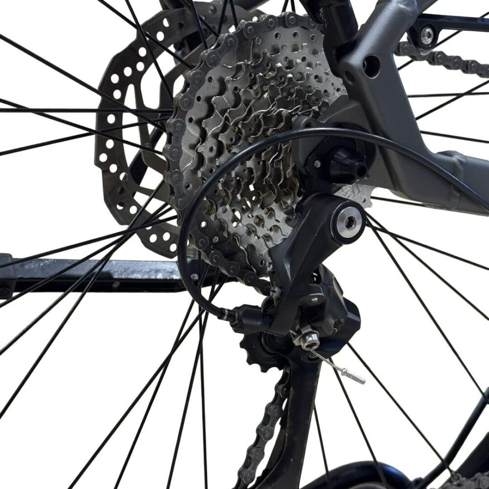 Moma Bikes - VTT 29" - Tout Suspendue - SHIMANO 21 Vitesses - Freins a disques - Gris