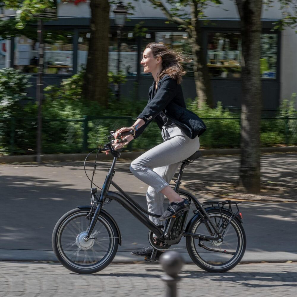 Vélo électrique urbain 20" | Vitesse automatique | Aluminium | Cadre bas
