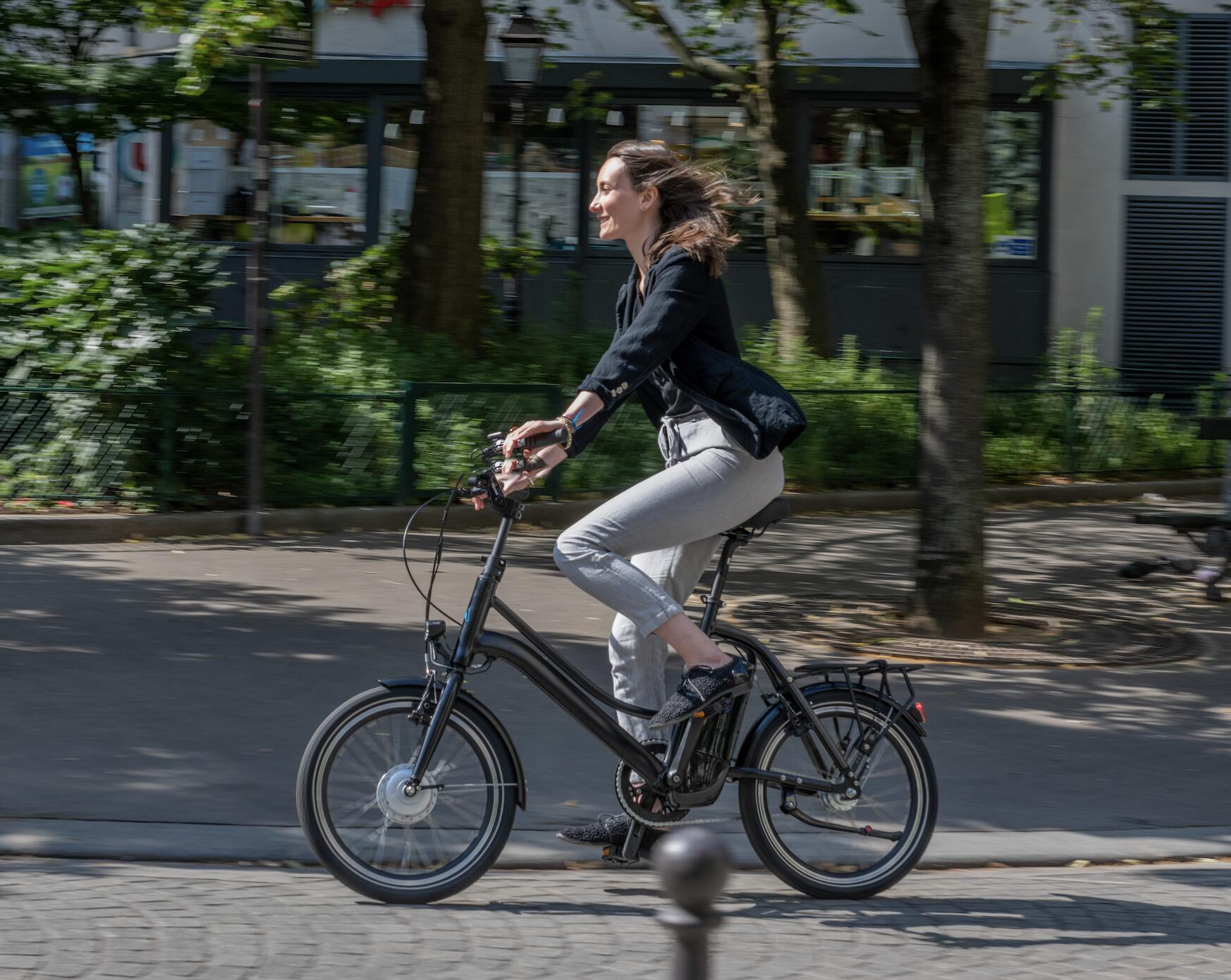 Vélo électrique urbain 20" | Vitesse automatique | Aluminium | Cadre bas